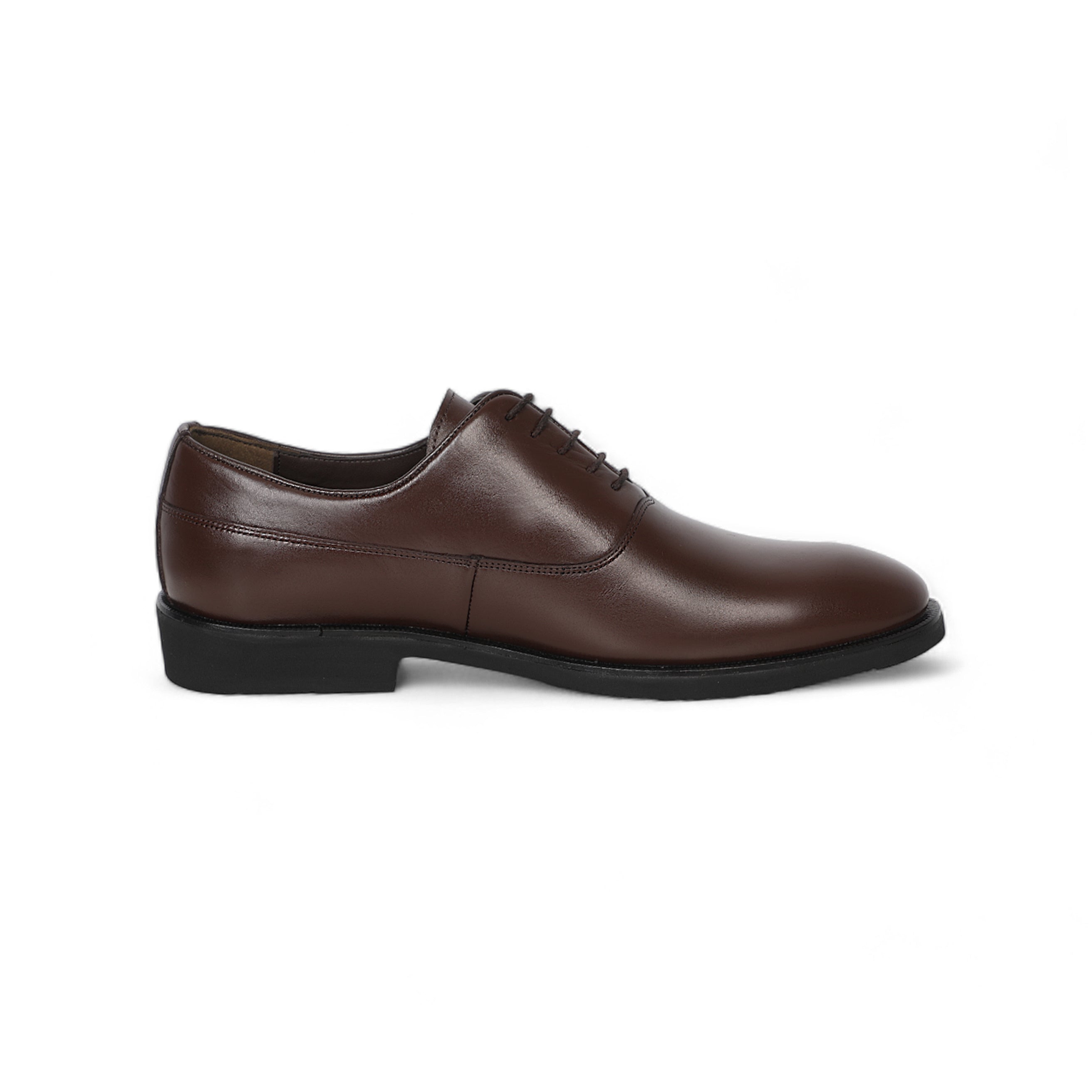 Classic Men Brown Shoes Solid With Lace-Up