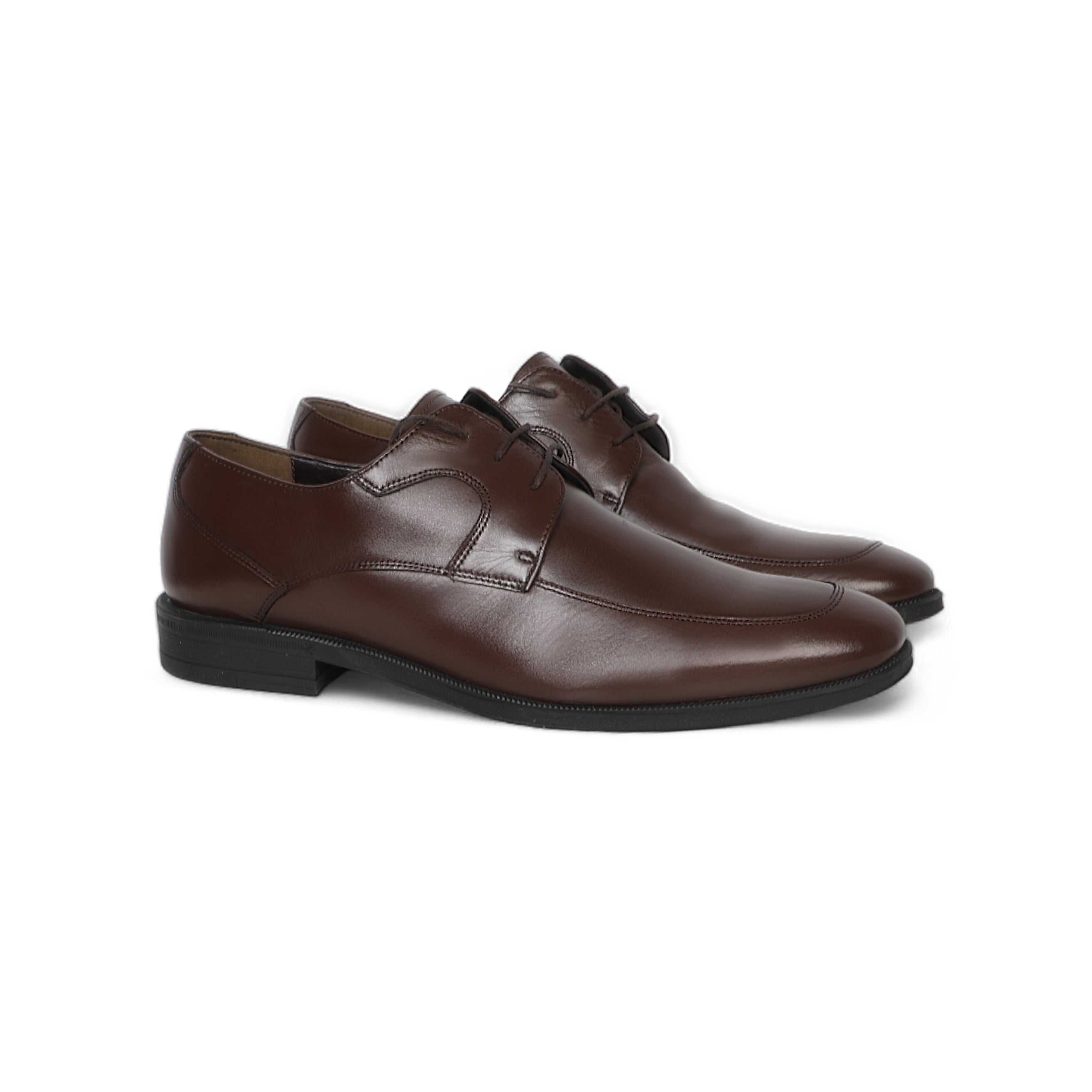 Classic Brown Shoes With Black Insole