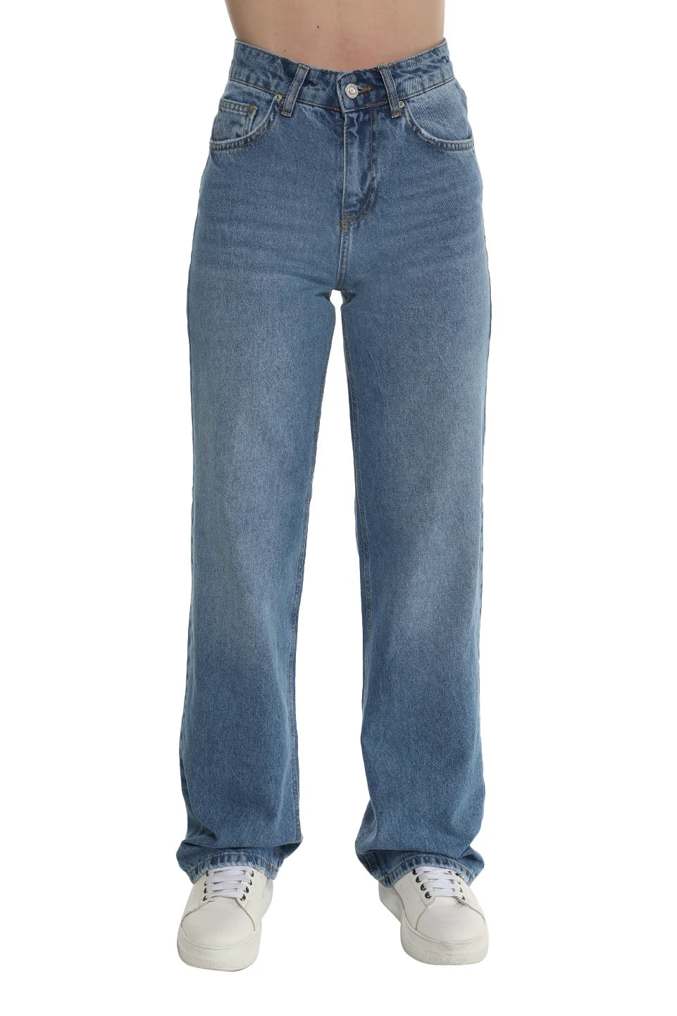 Light Blue Wide Leg Jeans