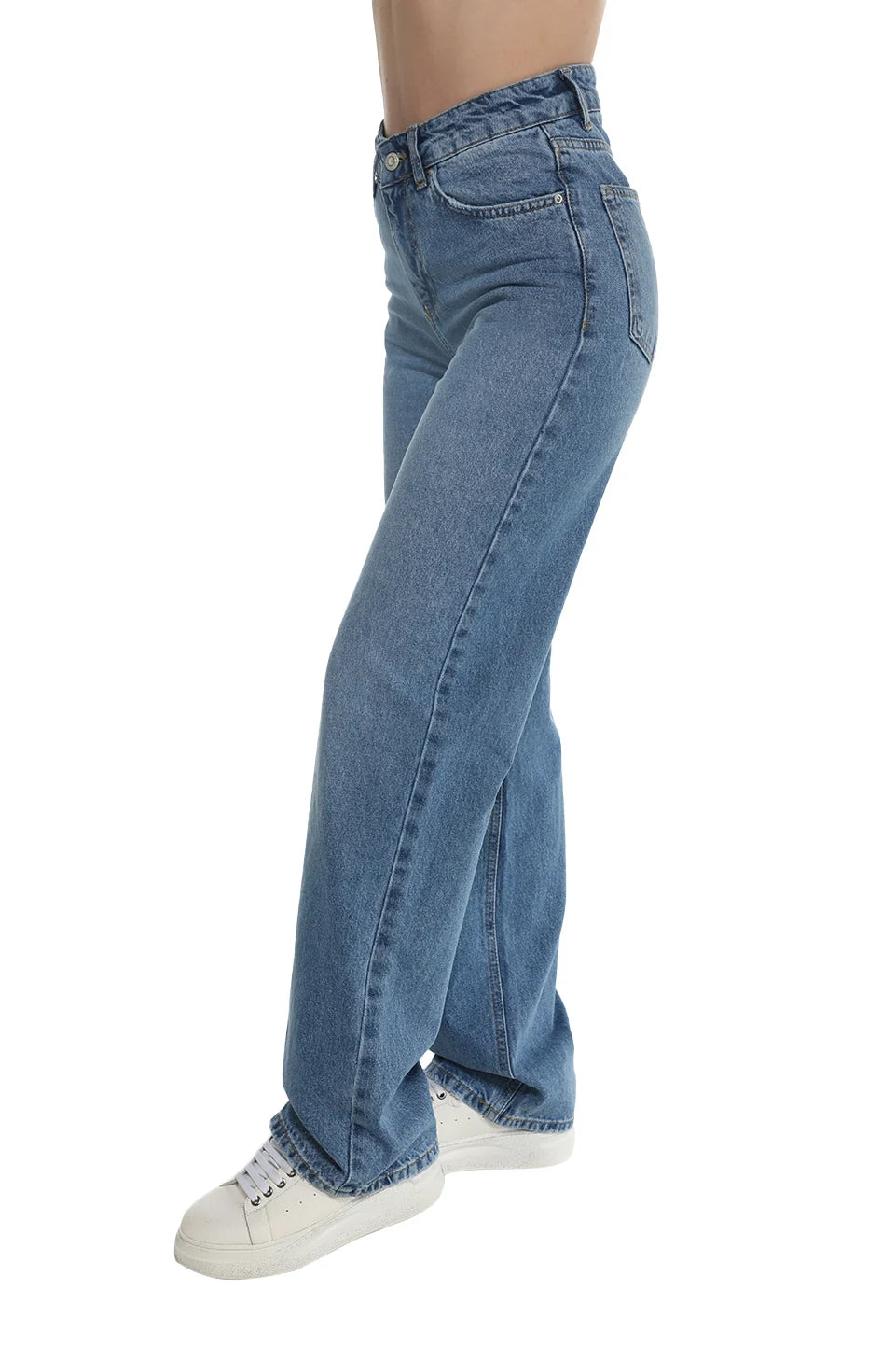Light Blue Wide Leg Jeans