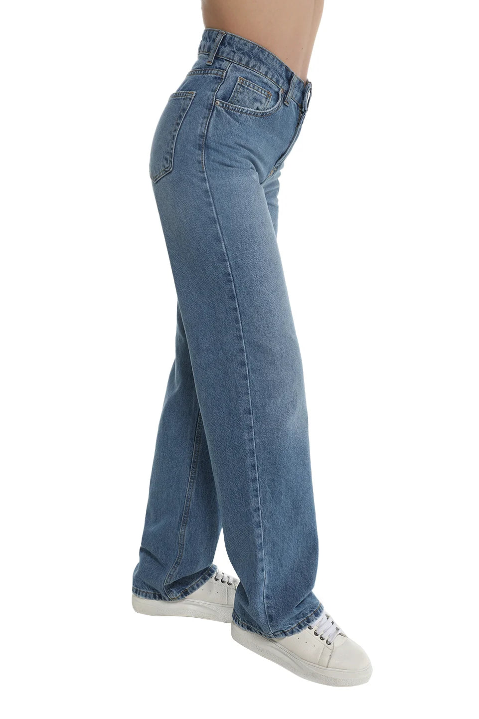 Light Blue Wide Leg Jeans