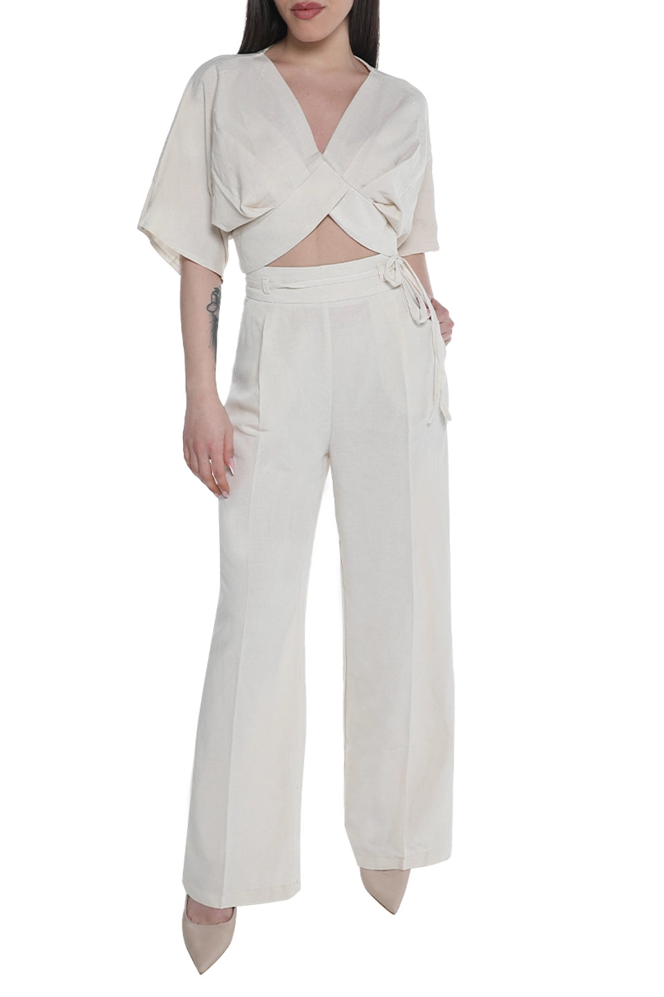 Pant & Top Stylish Beige Set