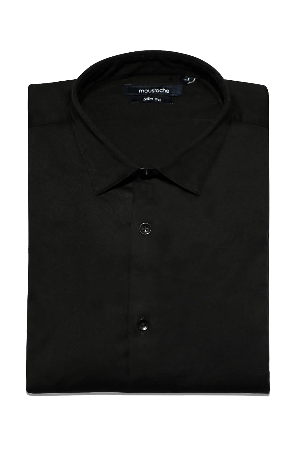 Black Casual Shirt With Button To Close