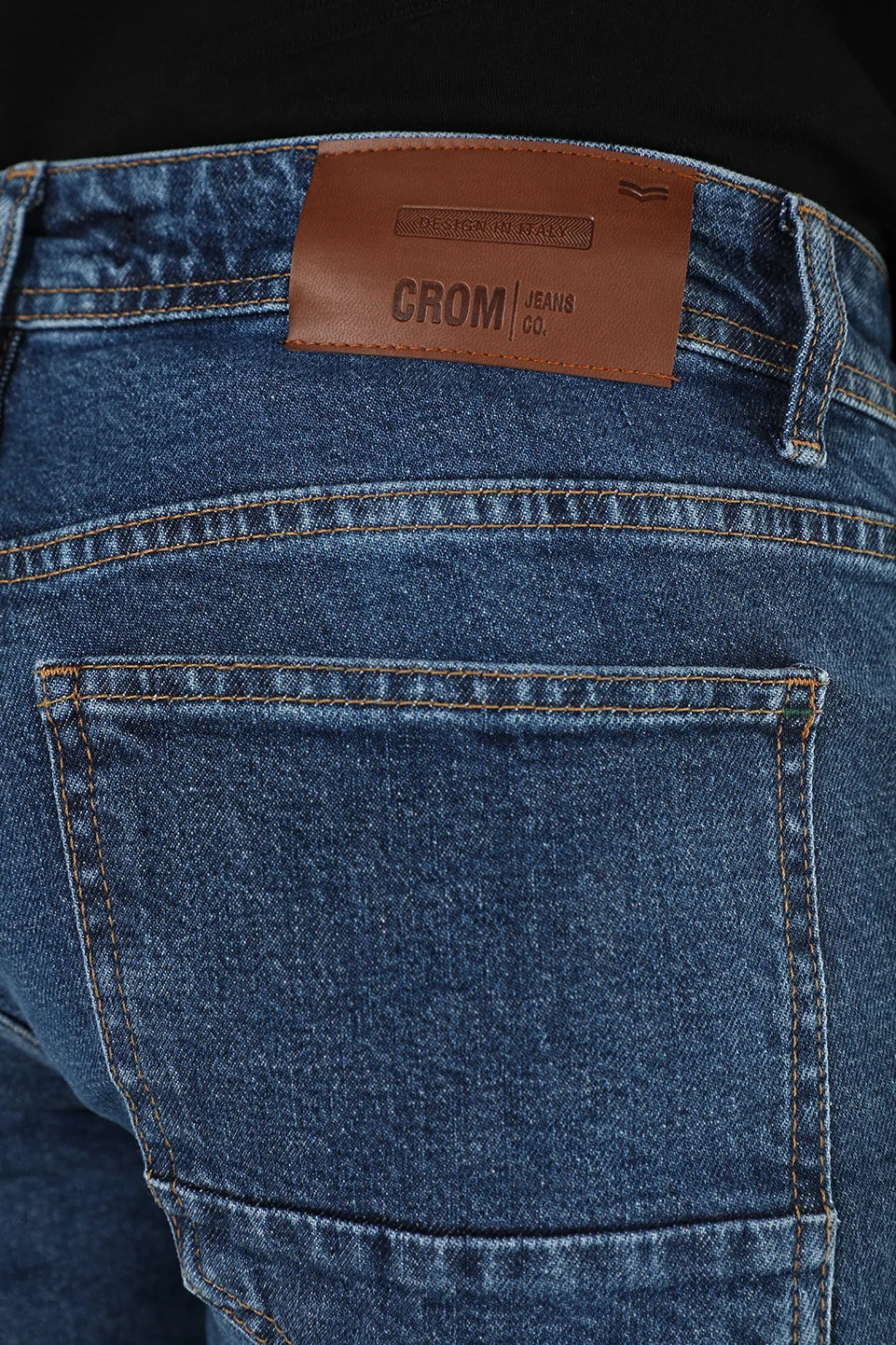 Slim Straight Blue Jeans