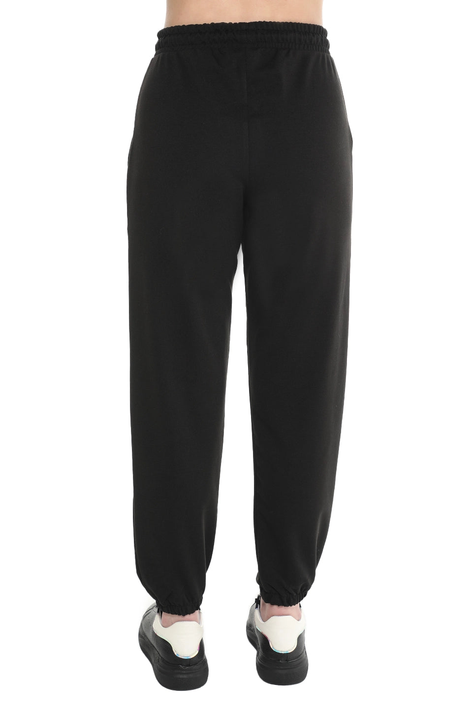 Black Tight Leg Sweatpants