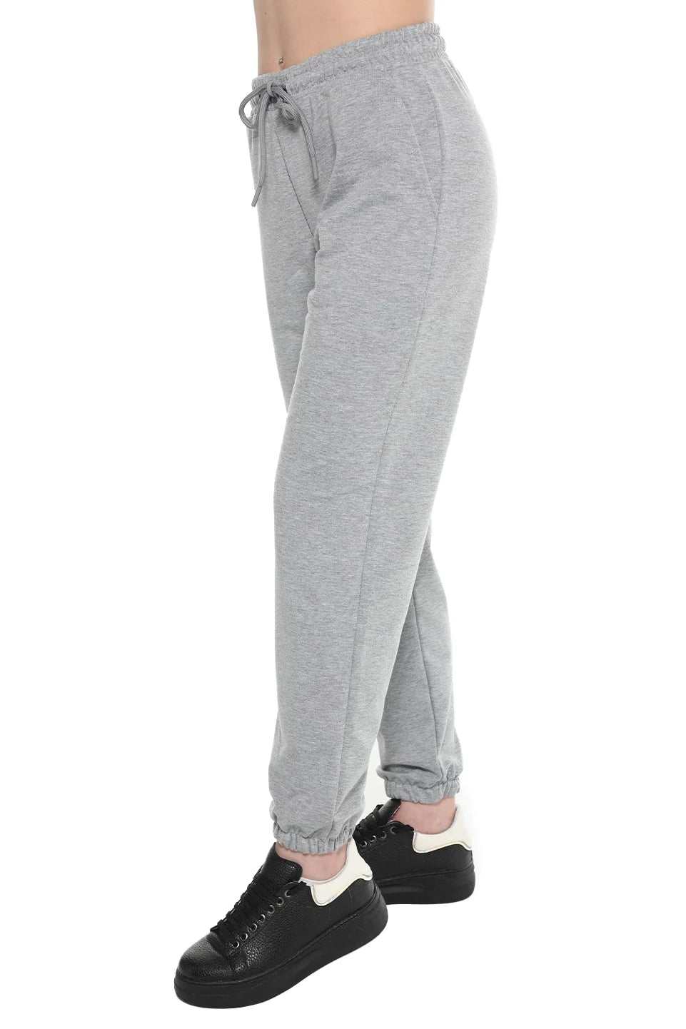 Grey Tight Leg Sweatpants