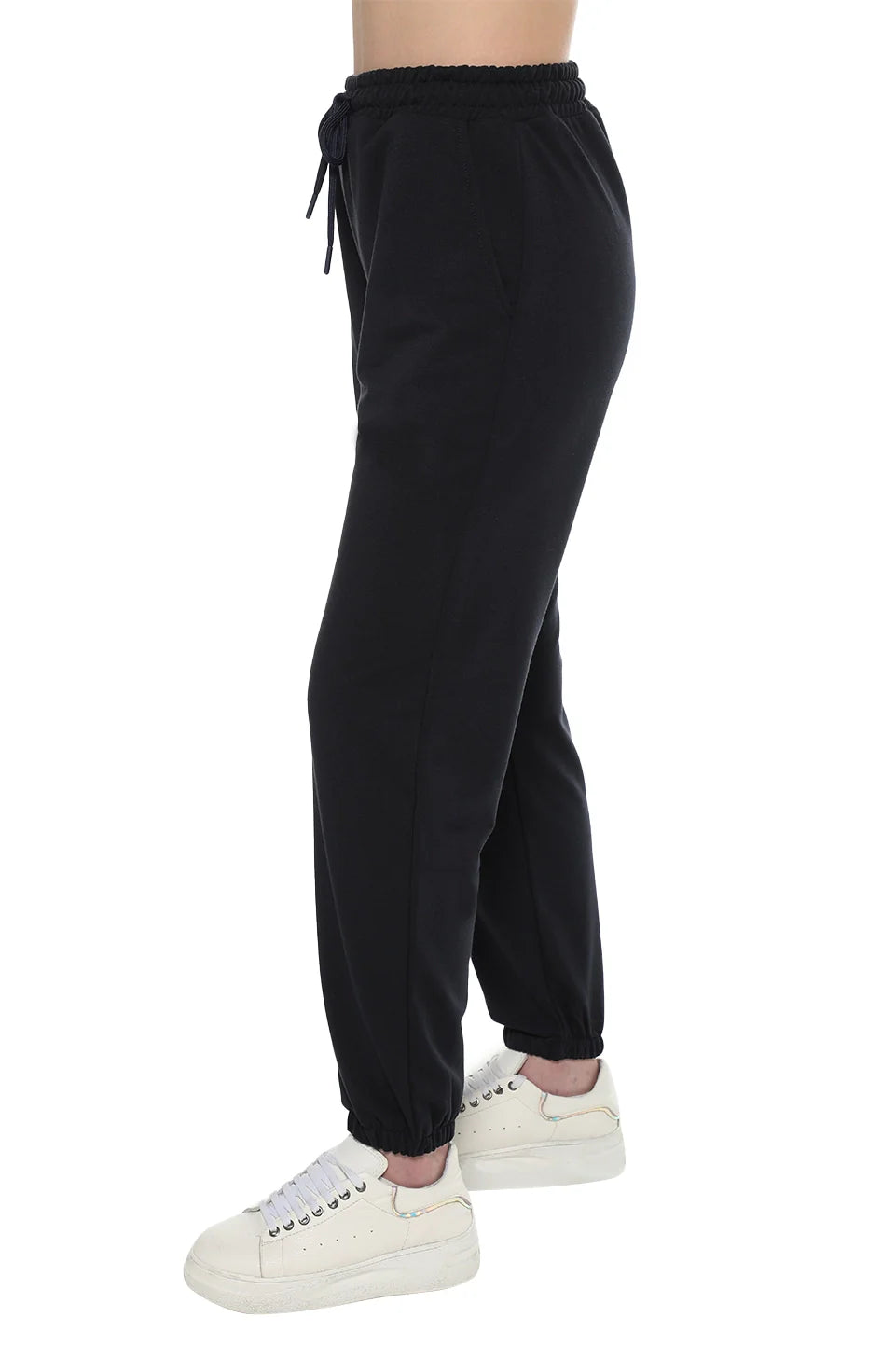 Navy Tight Leg Sweatpants