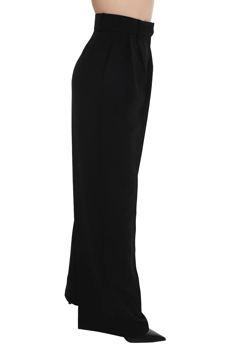 Black Losse Fit Pant With Side Pocket