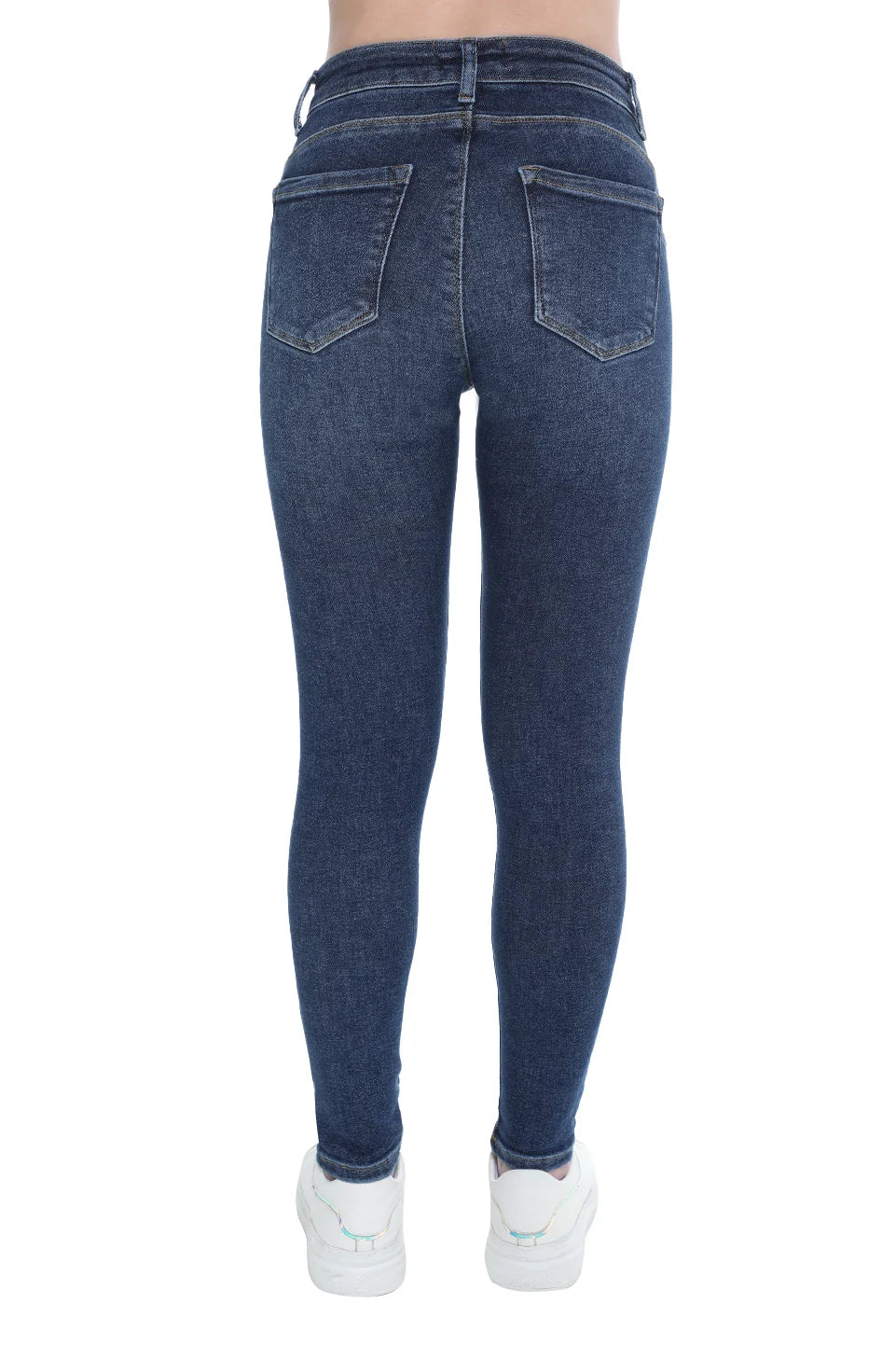 Skinny Navy Plain Basic Jeans