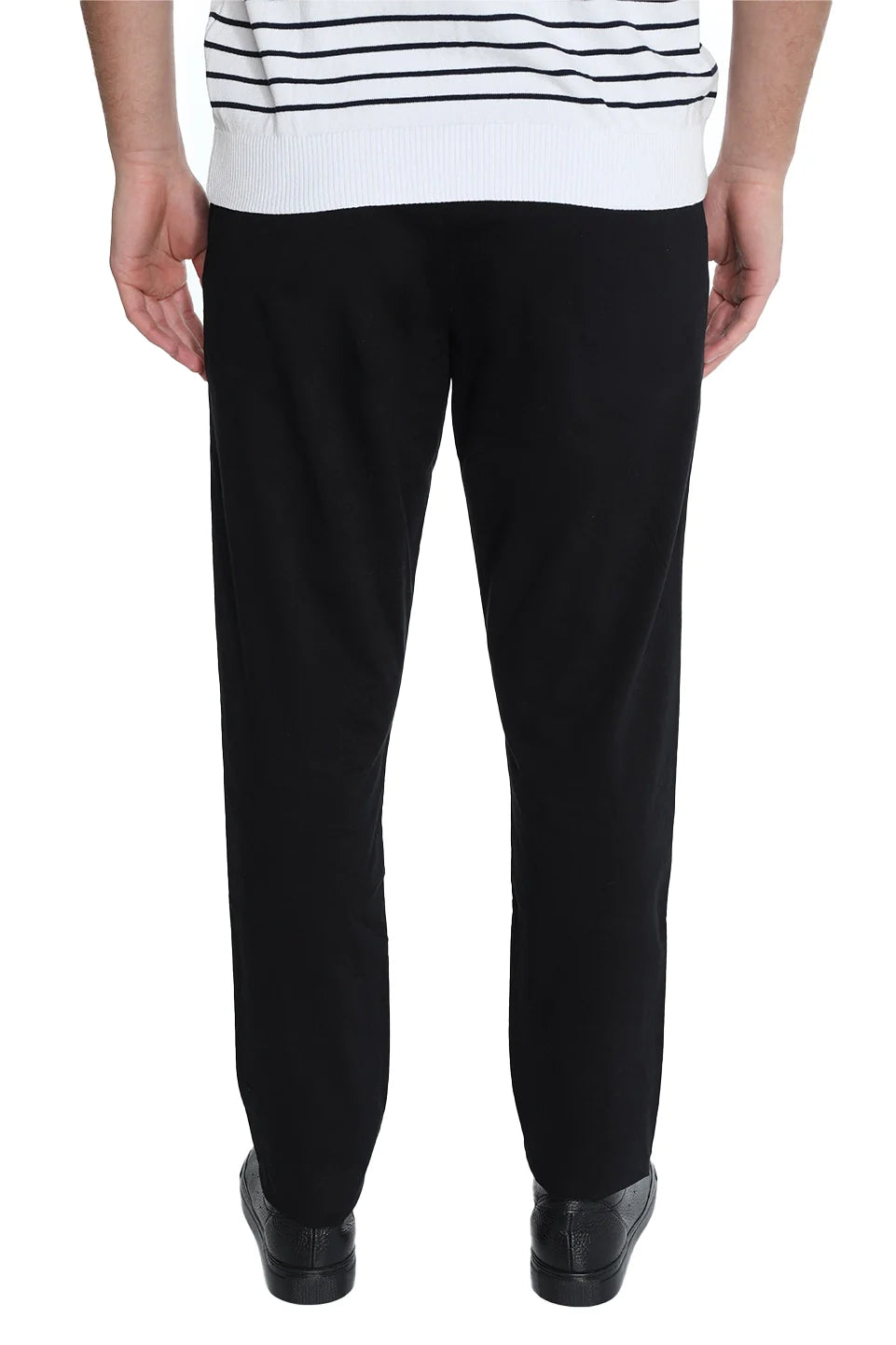 Chino Black Pant With Side Pockets