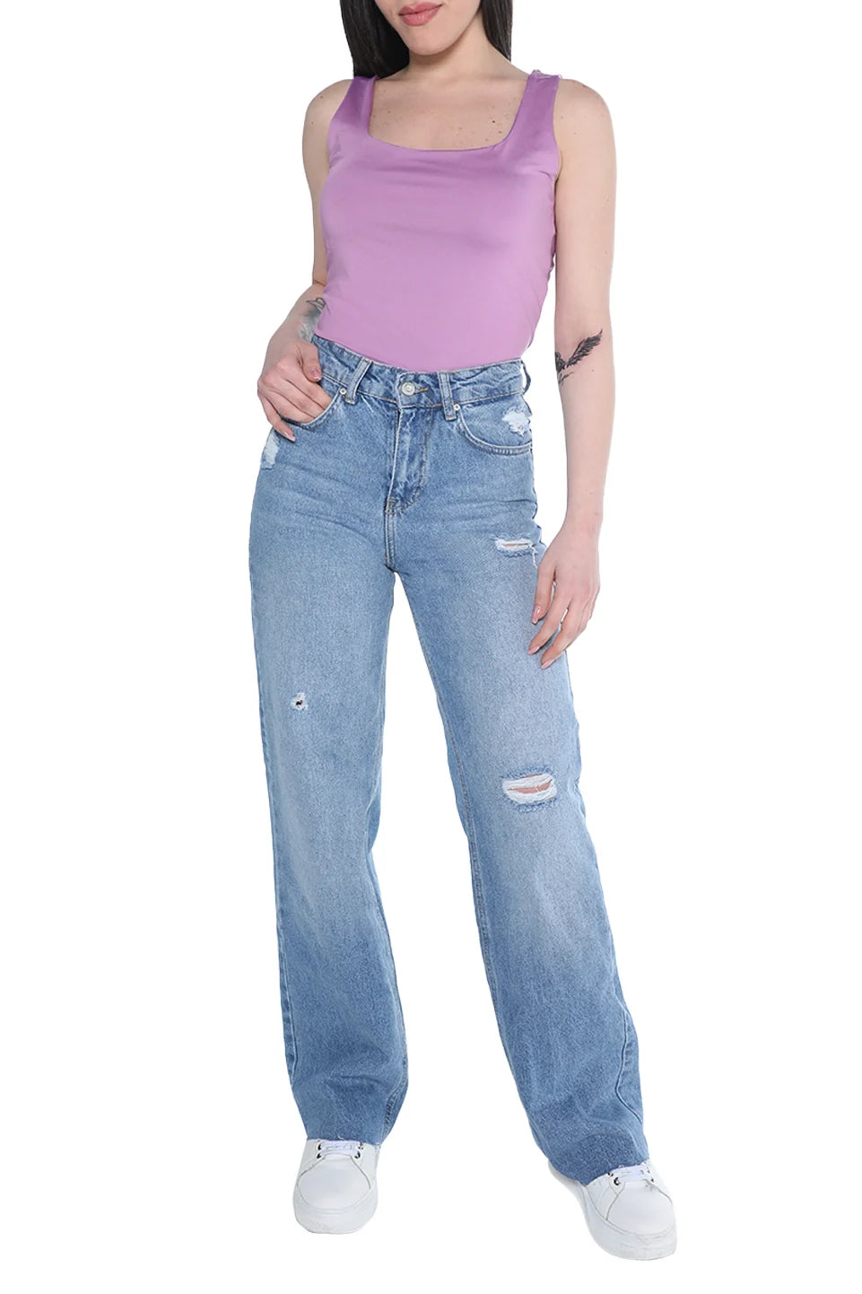 Short Sleeve Purple Basic