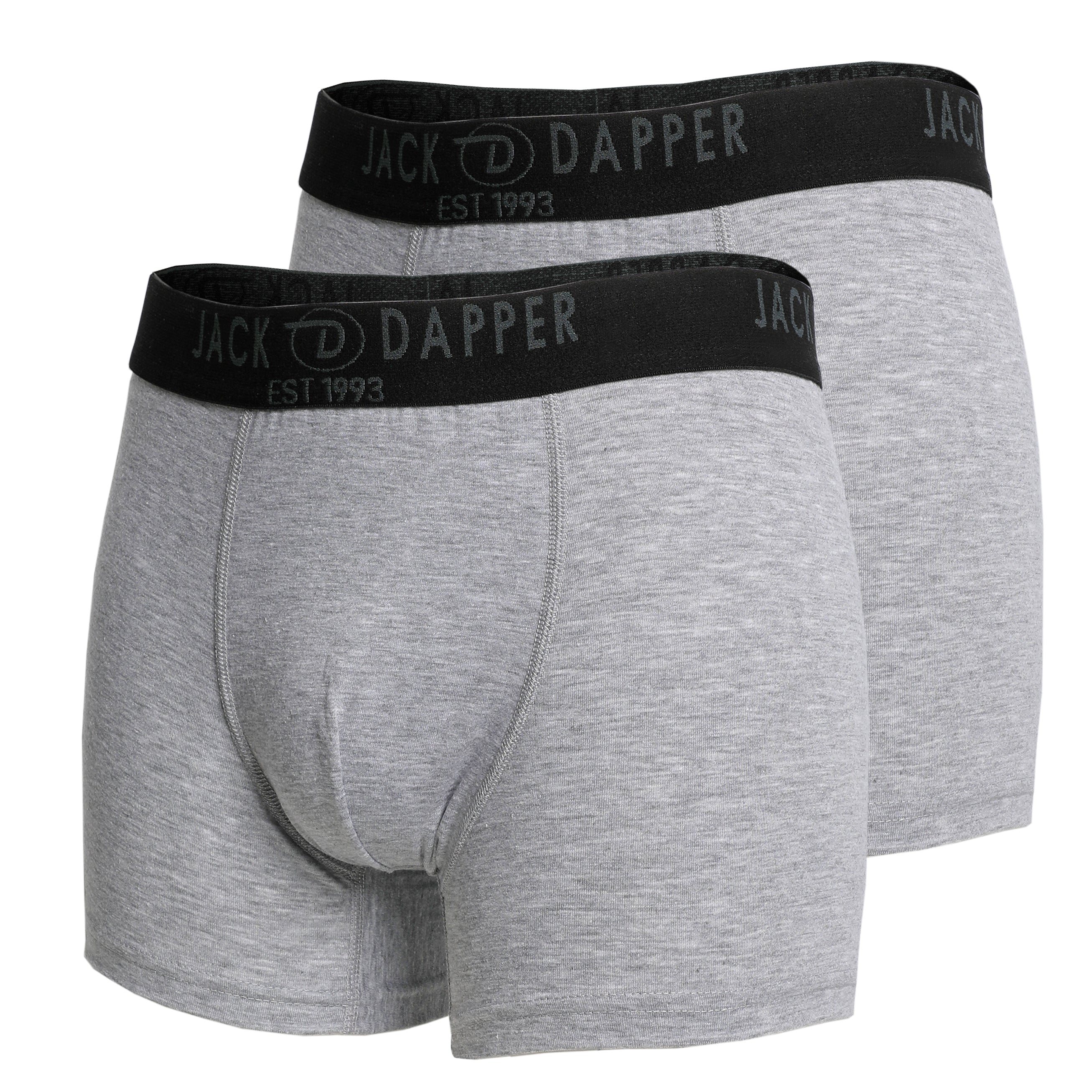 Jack Dapper Grey 2-Piece Cotton Underwear