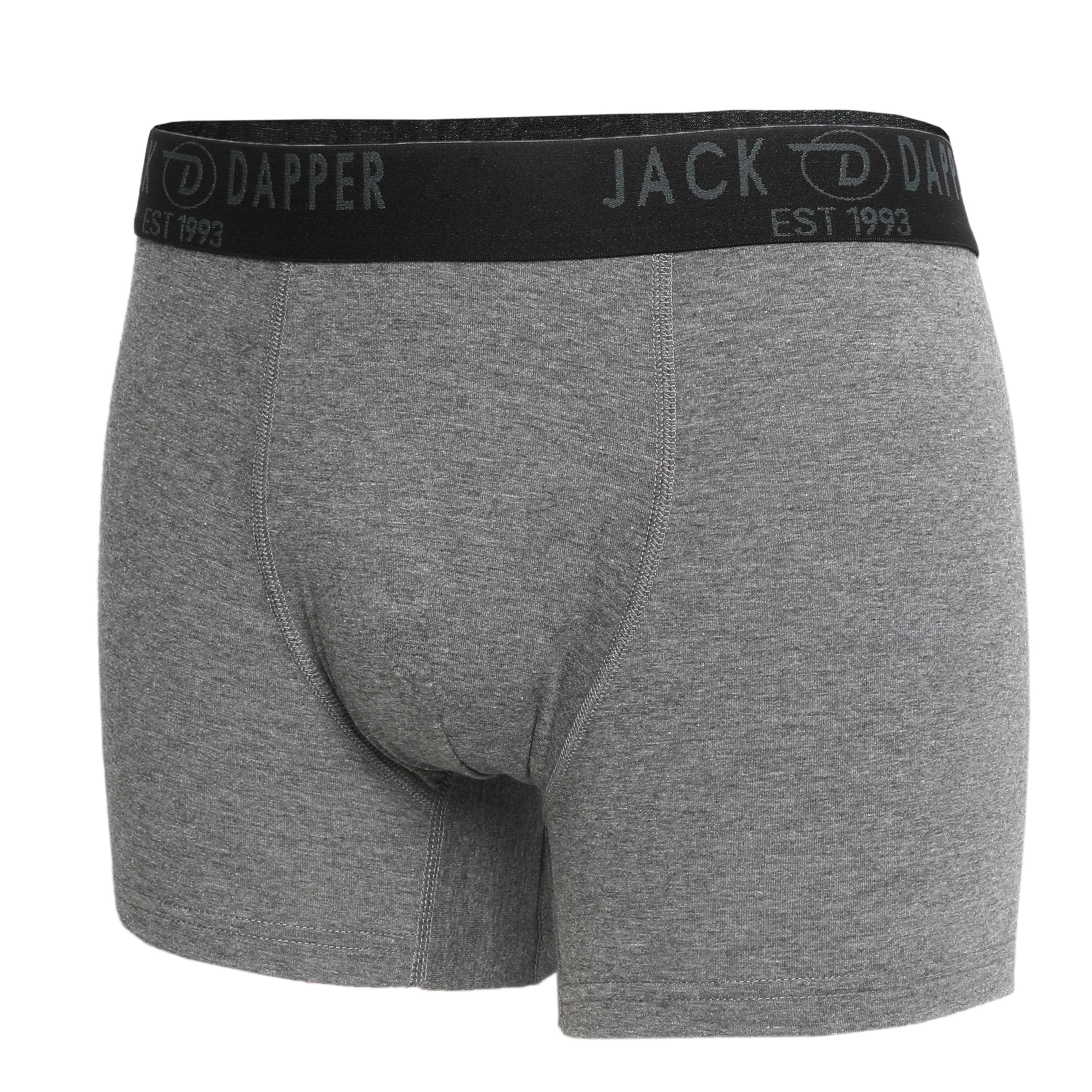Jack Dapper Dark Grey 2-Piece Cotton Underwear