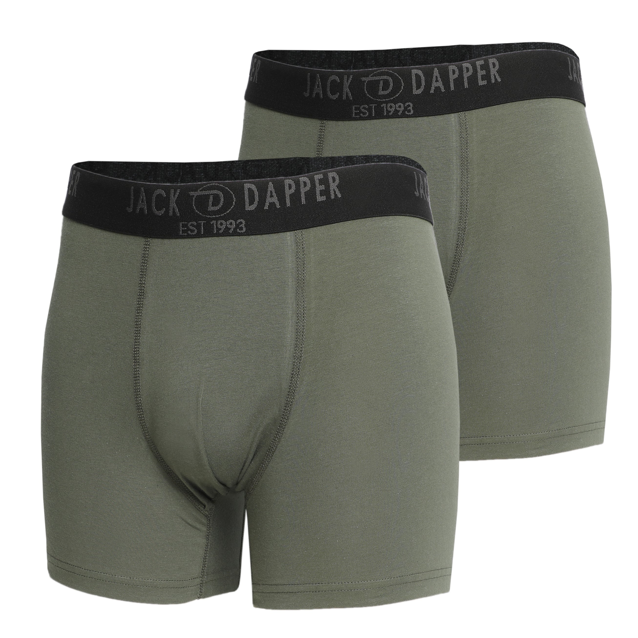 Jack Dapper Olive 2-Piece Cotton Underwear