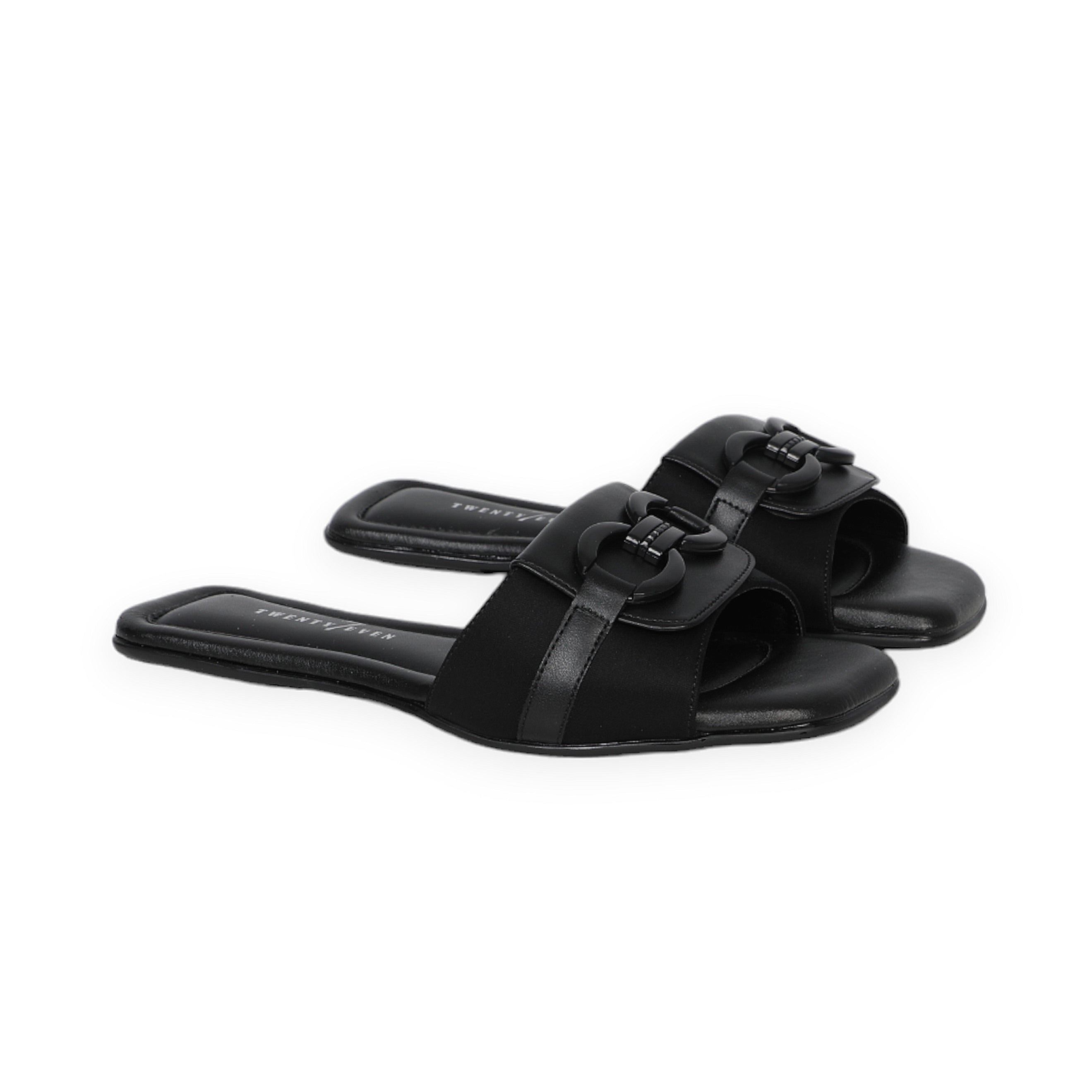 Flat Black Comfortable & Soft Slipper