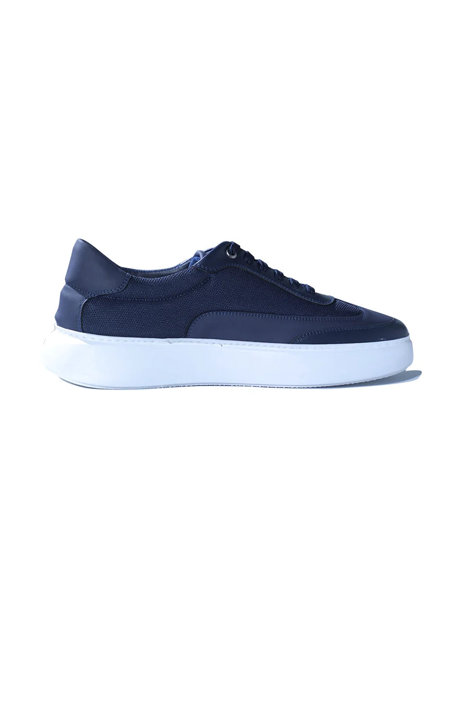 Navy Casual Lace-Up Shoes