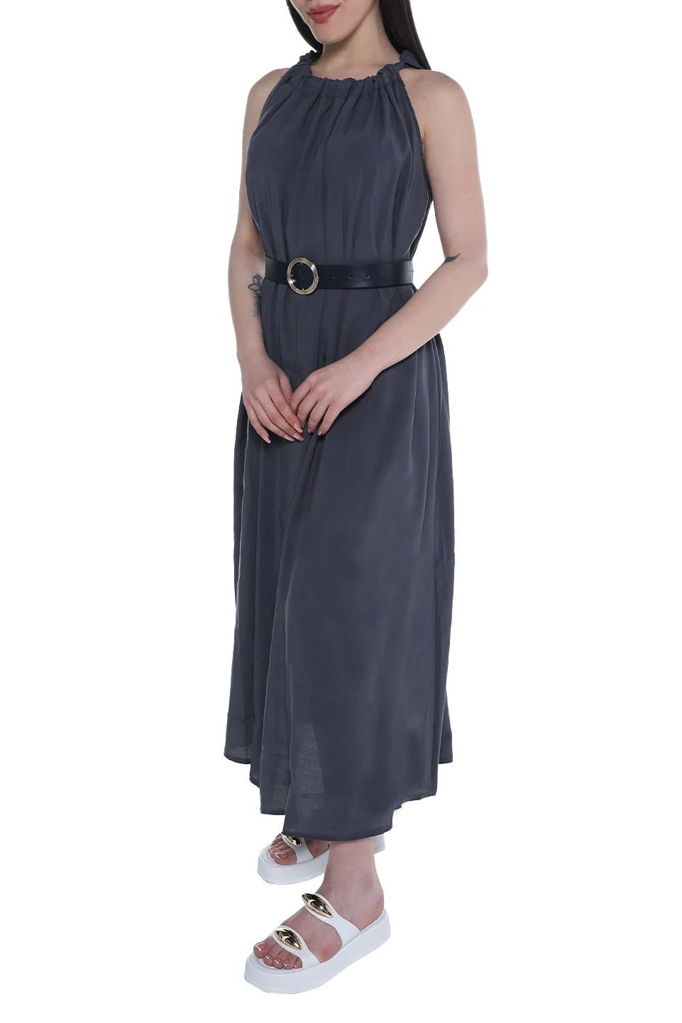 Long Antra dress With Belt