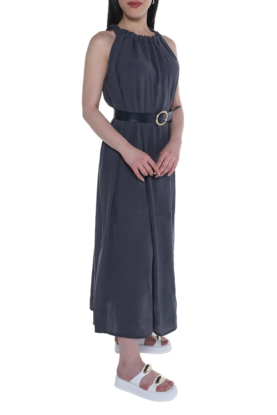 Long Antra dress With Belt