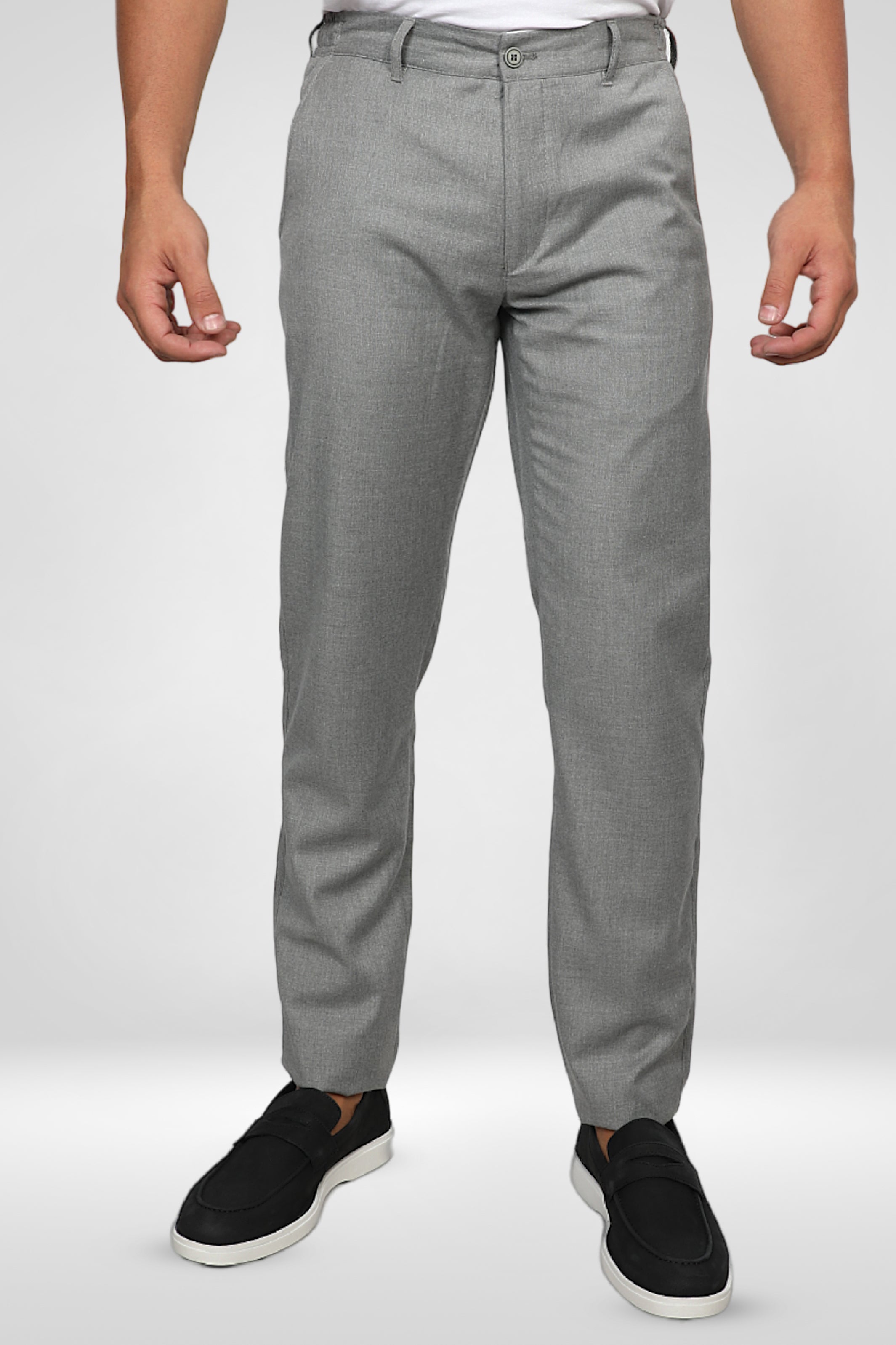 Men Grey Stylish Chino Pants