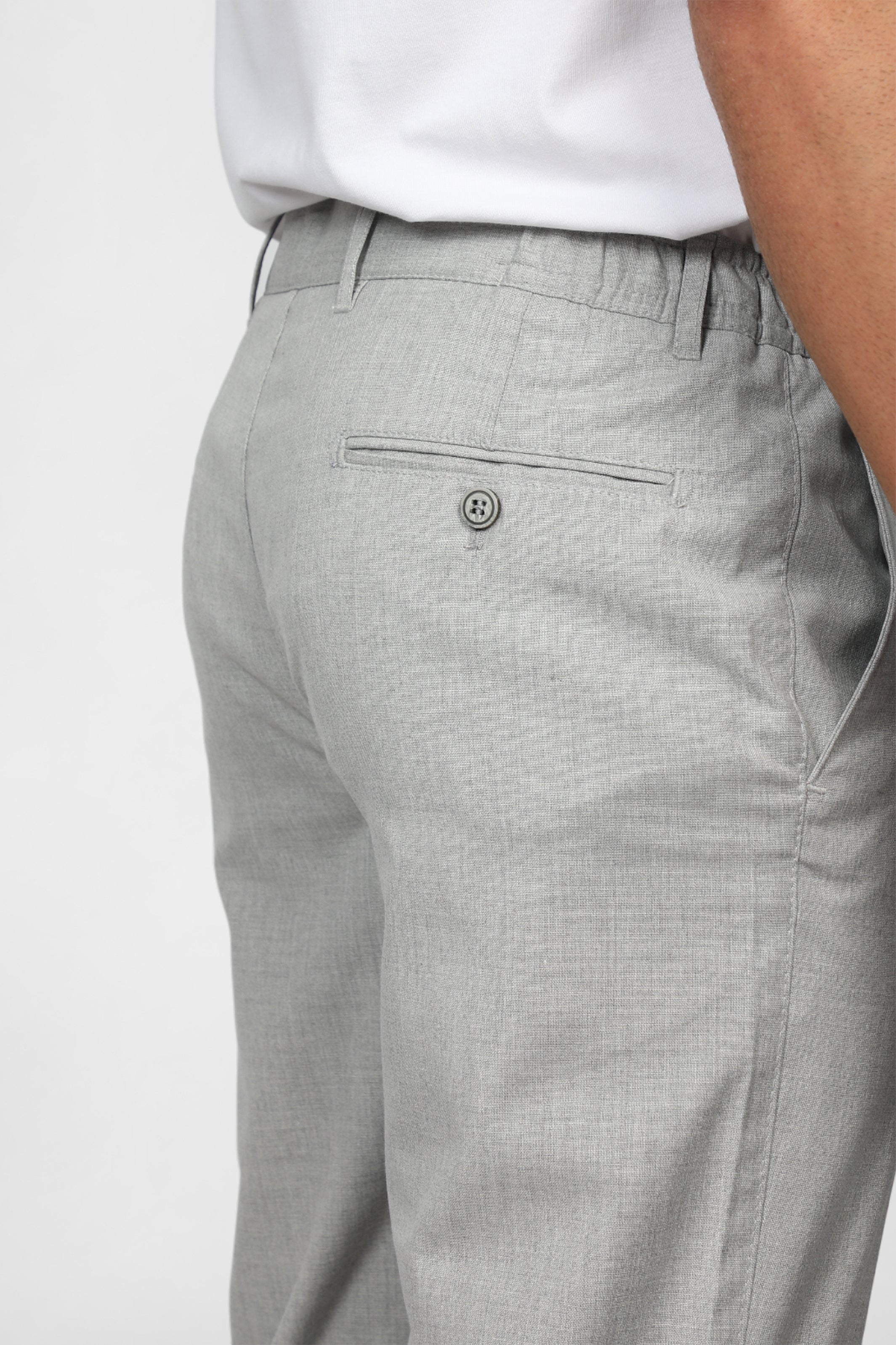 Men Light Grey Stylish Chino Pants