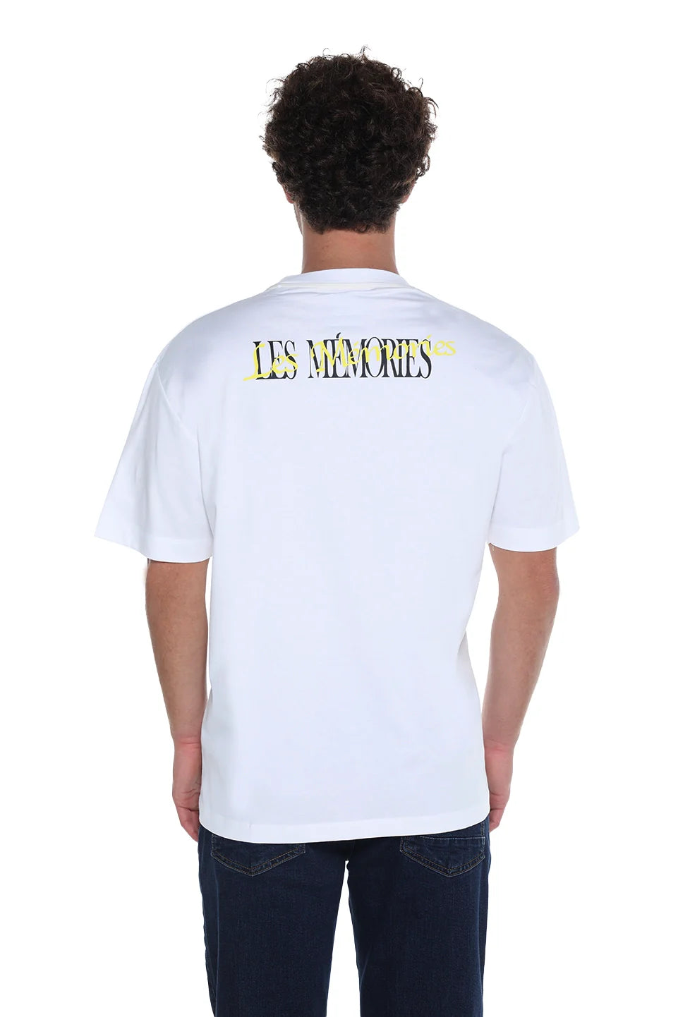 White Oversized T-Shirt With Front Design