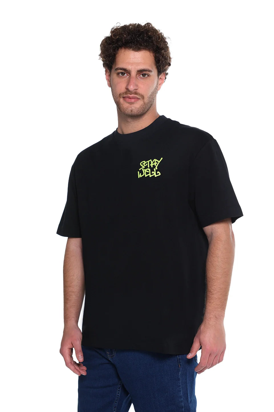 Oversized Black T-Shirt With Back Design