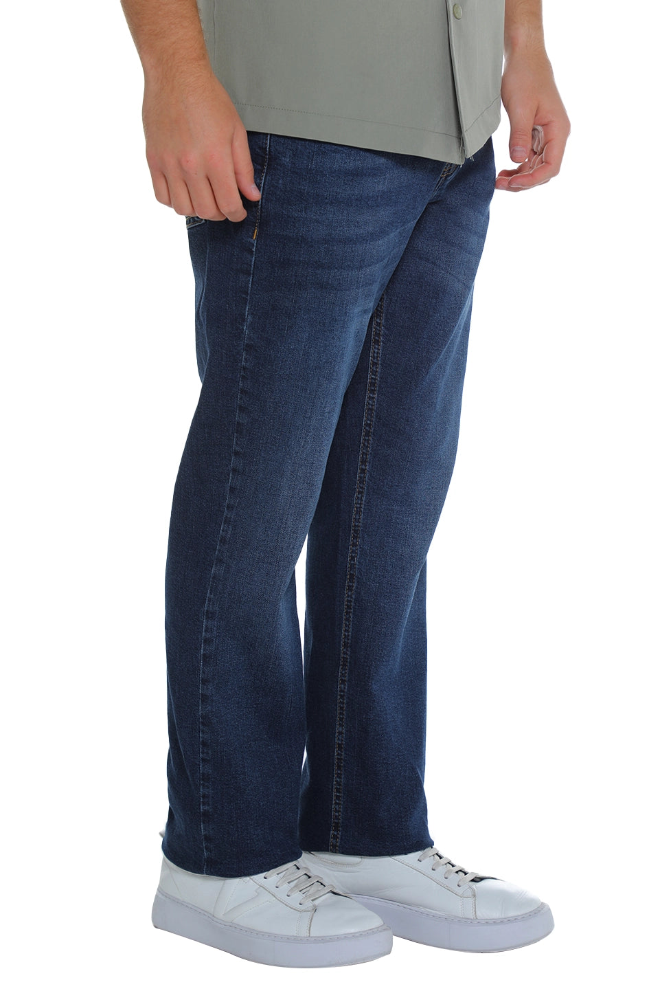 Blue Casual Skinny Jeans