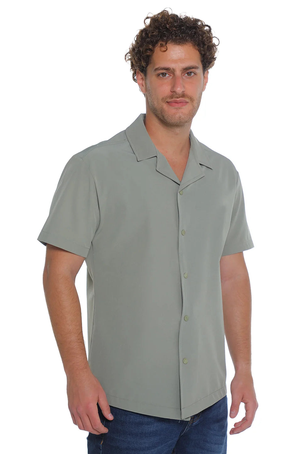 Short Sleeved Green Shirt