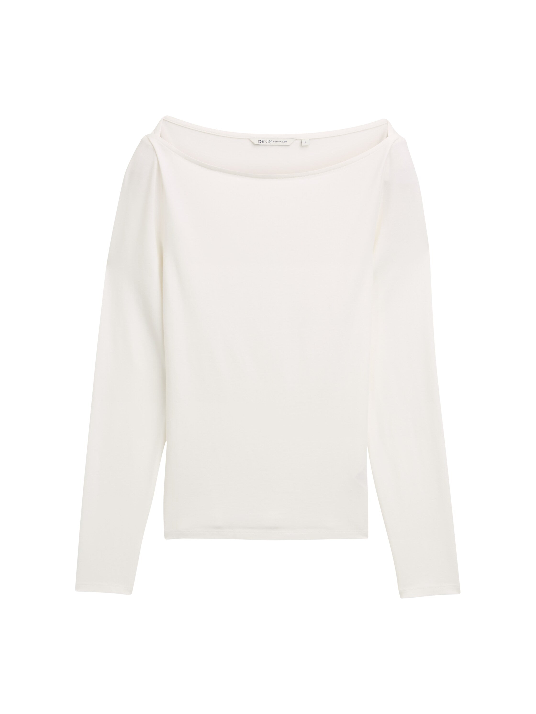 Tom Tailor Long Sleeved Off White T-Shirt