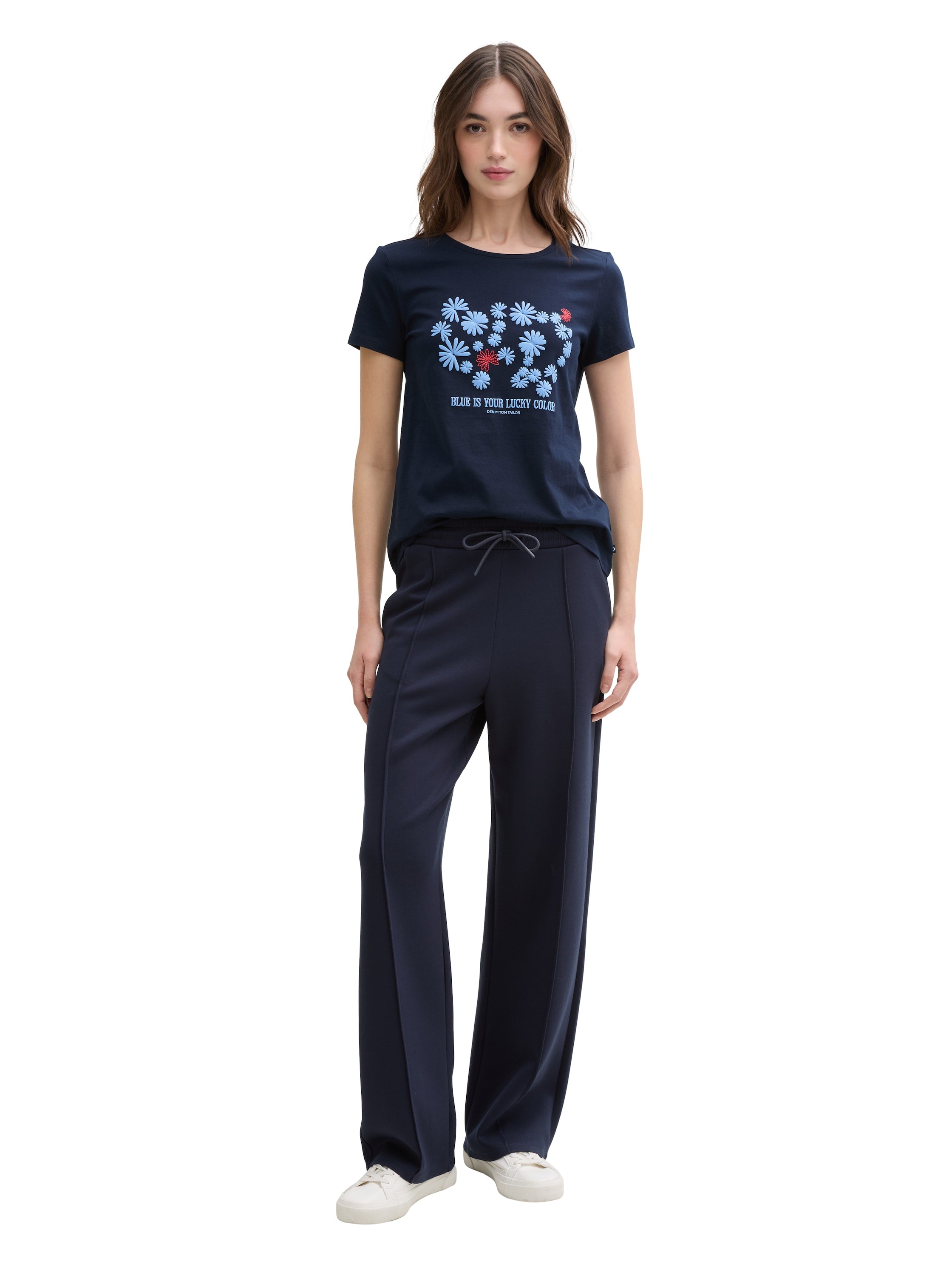 Tom Tailor Sky Captain Blue T-Shirt With Print