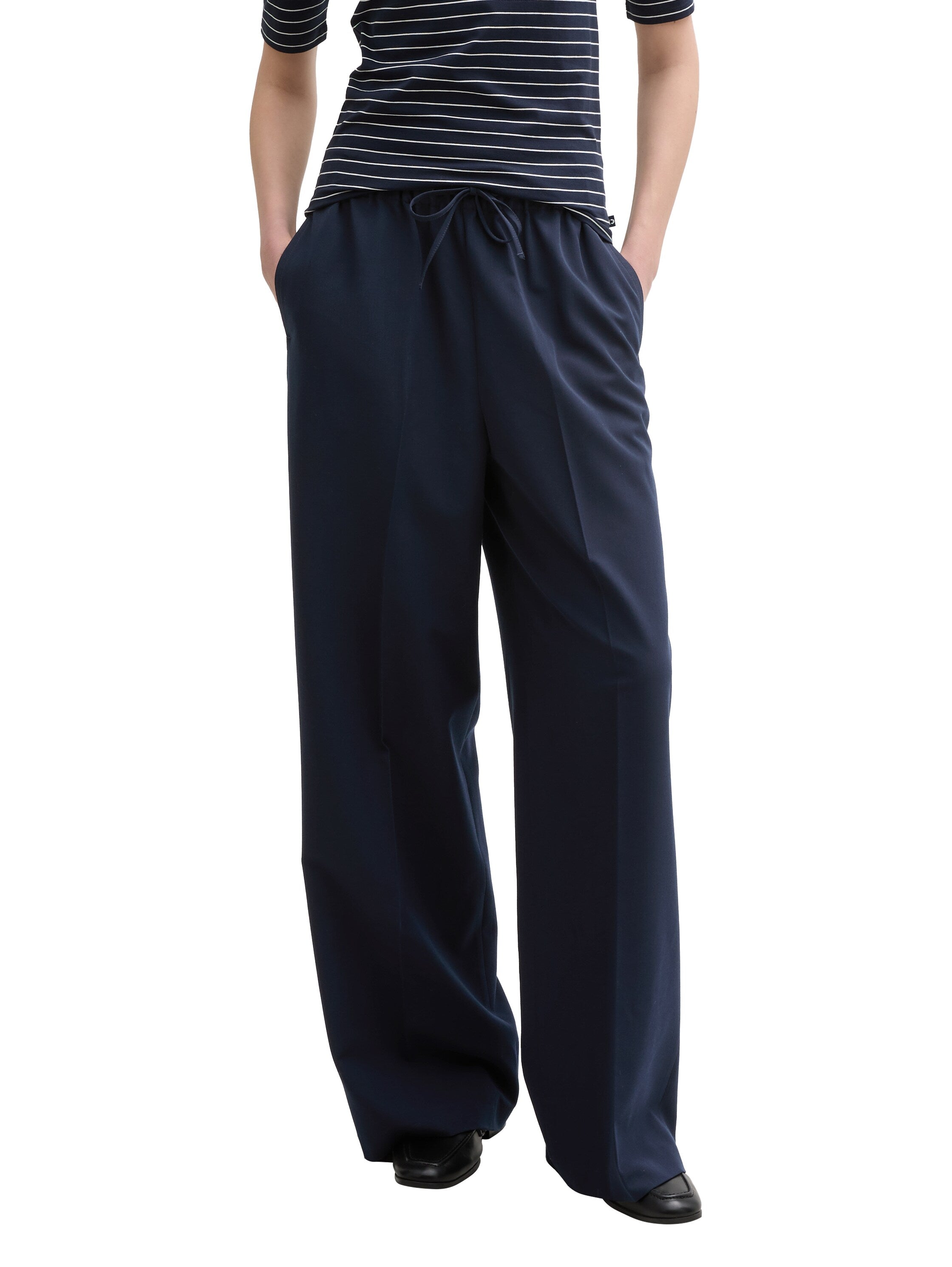 Tom Tailor Sky Captain Blue Wide Leg Pant