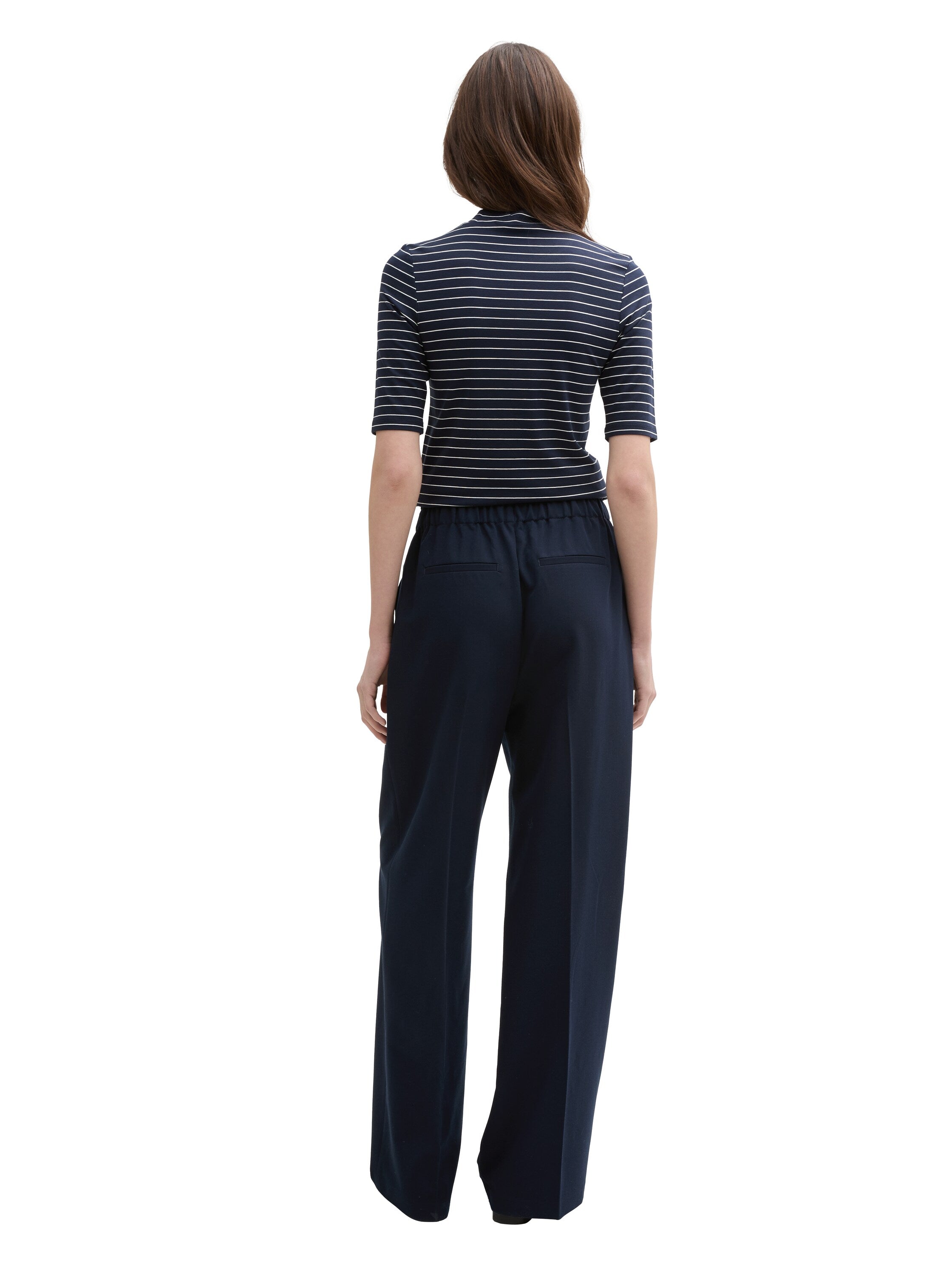 Tom Tailor Sky Captain Blue Wide Leg Pant