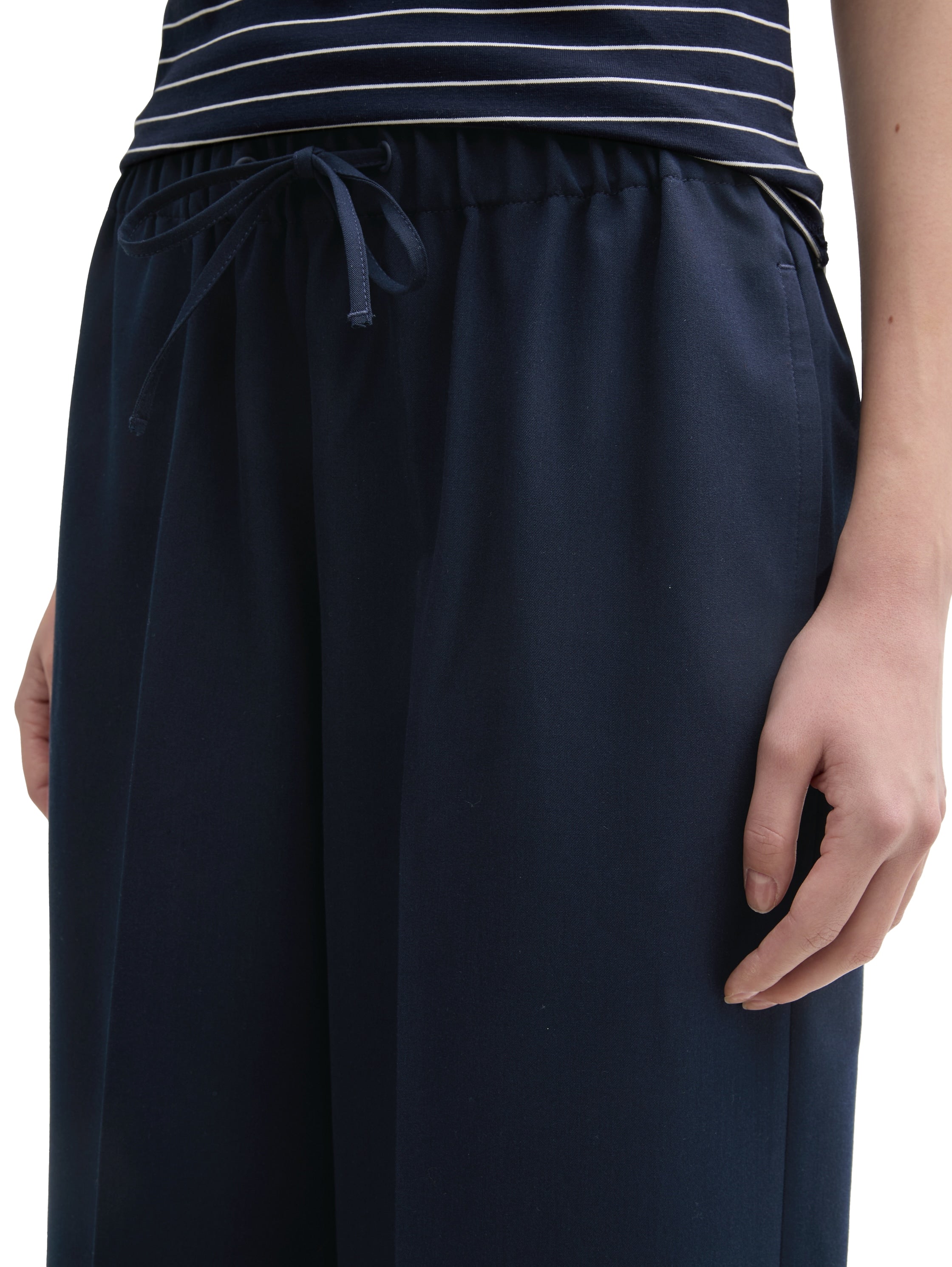 Tom Tailor Sky Captain Blue Wide Leg Pant