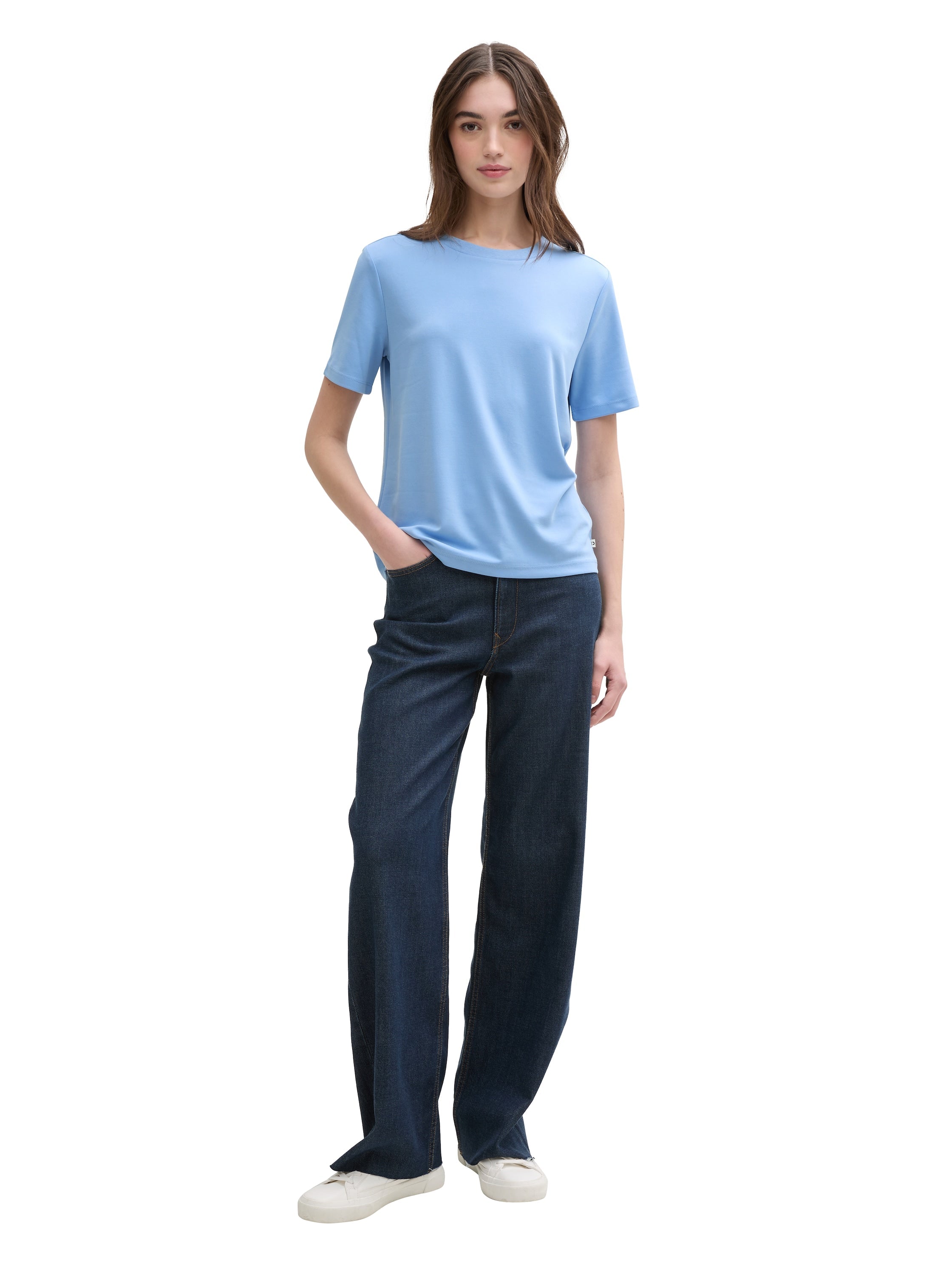 Tom Tailor Blue Basic Loose Fit T-Shirt