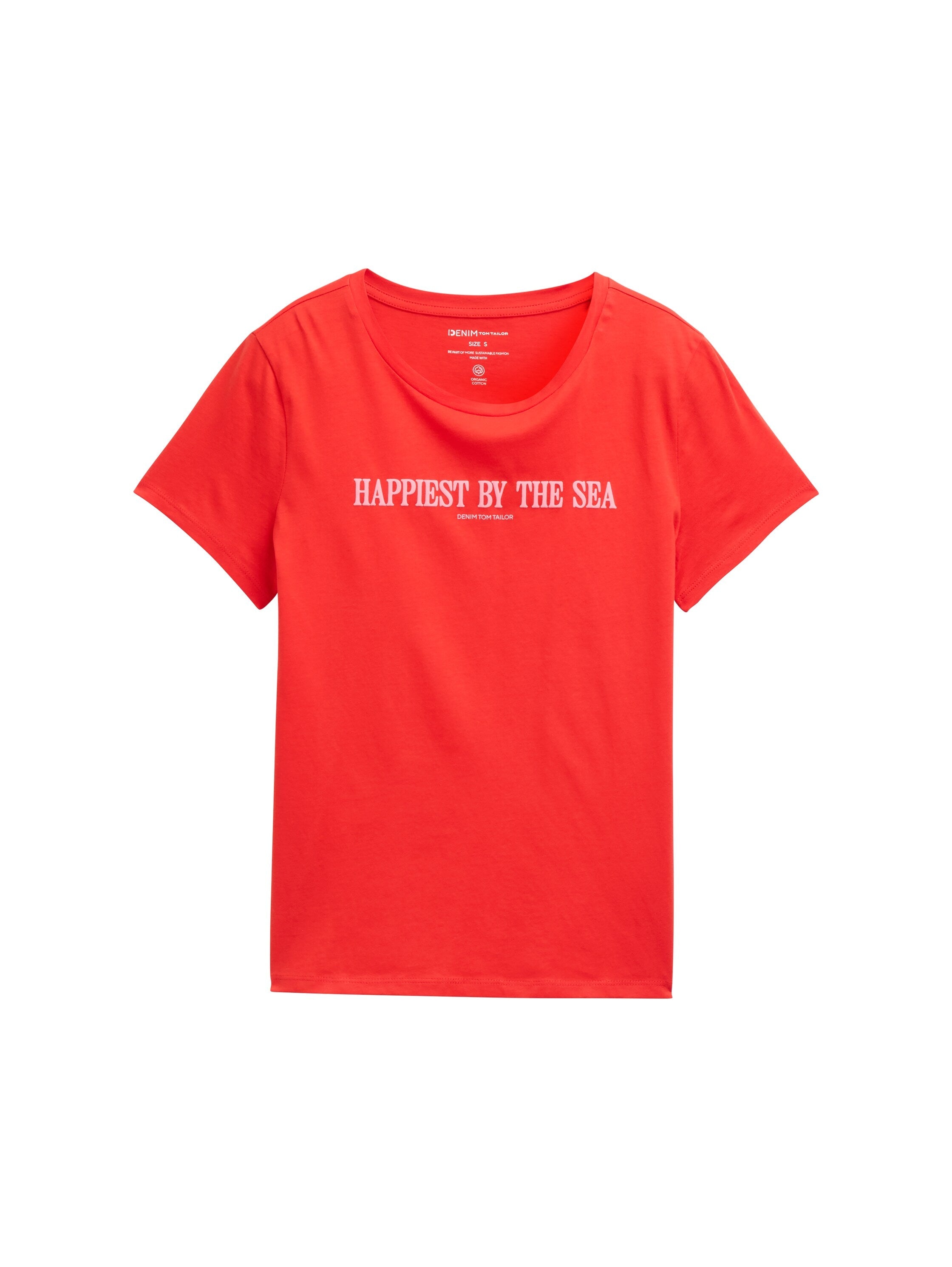 Tom Tailor Scarlet Red T-Shirt With Print