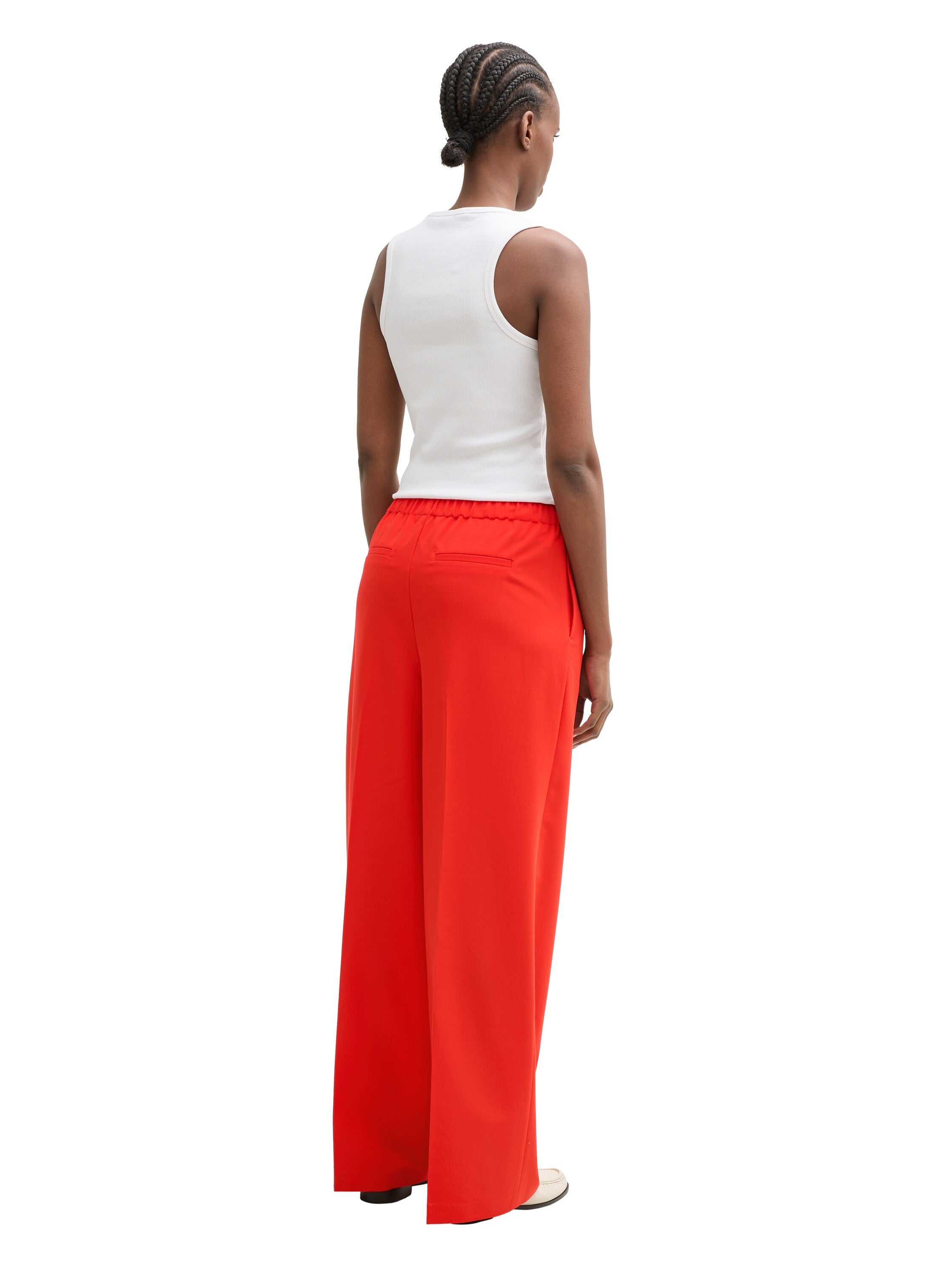 Tom Tailor Scarlet Red Wide Leg Pant