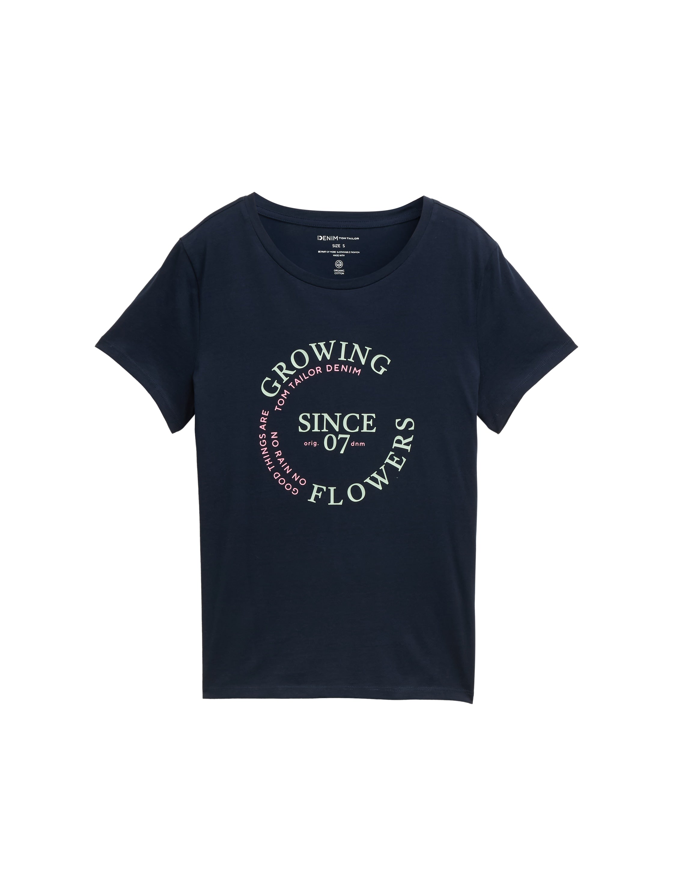 Tom Tailor Sky Captain Blue T-Shirt With Print
