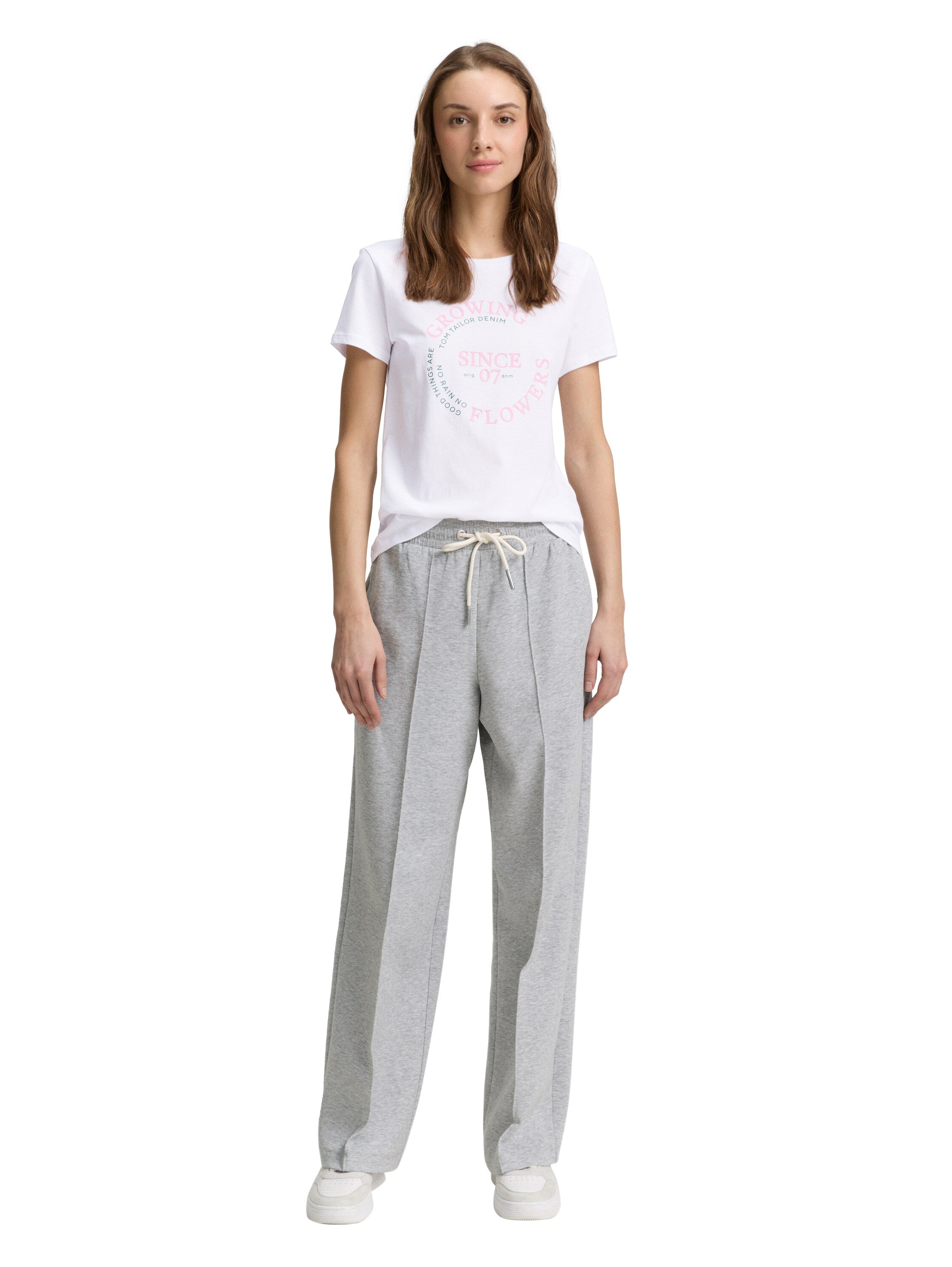 Tom Tailor White T-Shirt With Print