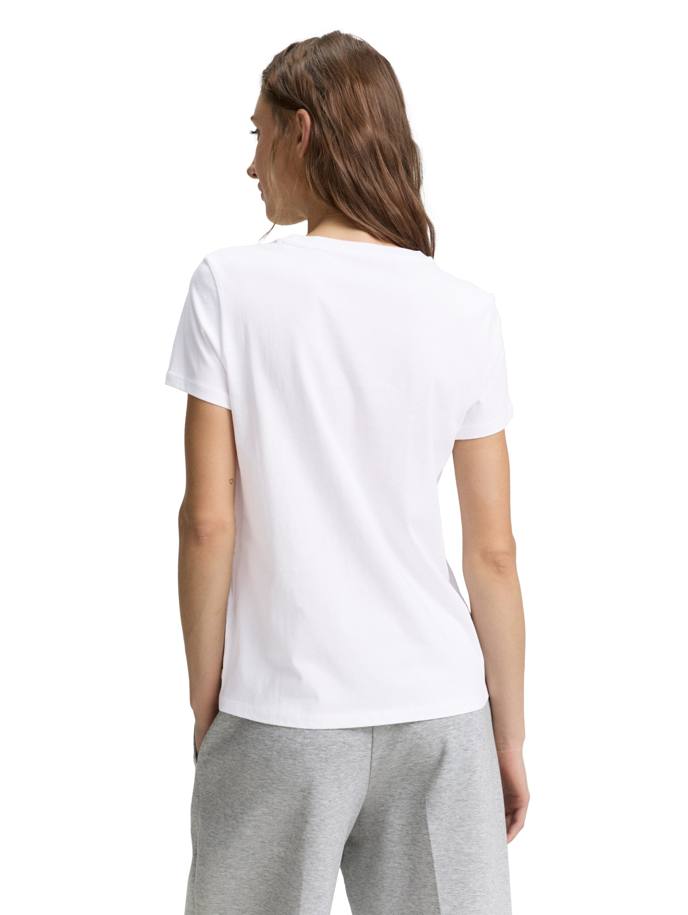 Tom Tailor White T-Shirt With Print
