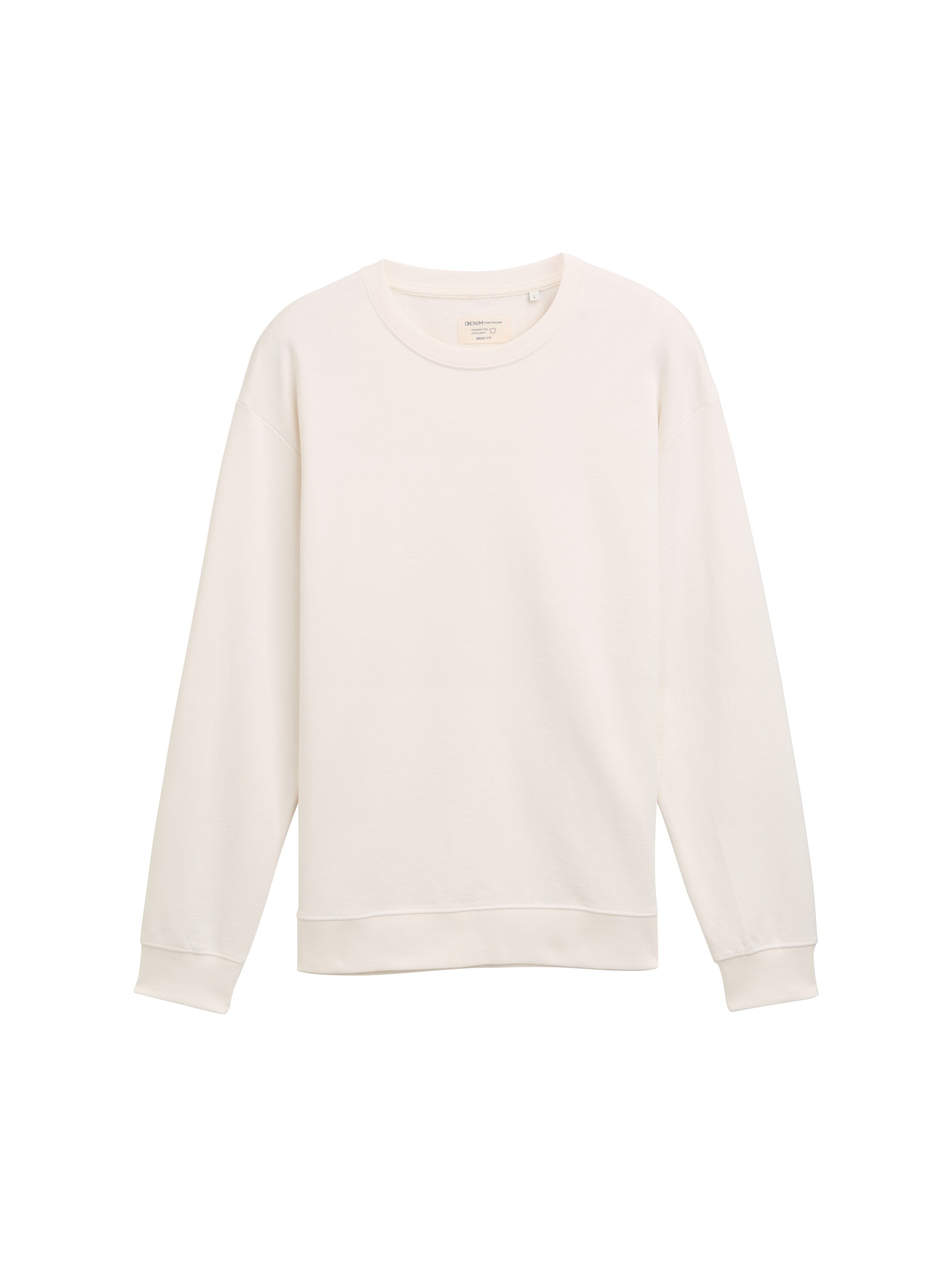 Tom Tailor Offwhite Cotton Sweater
