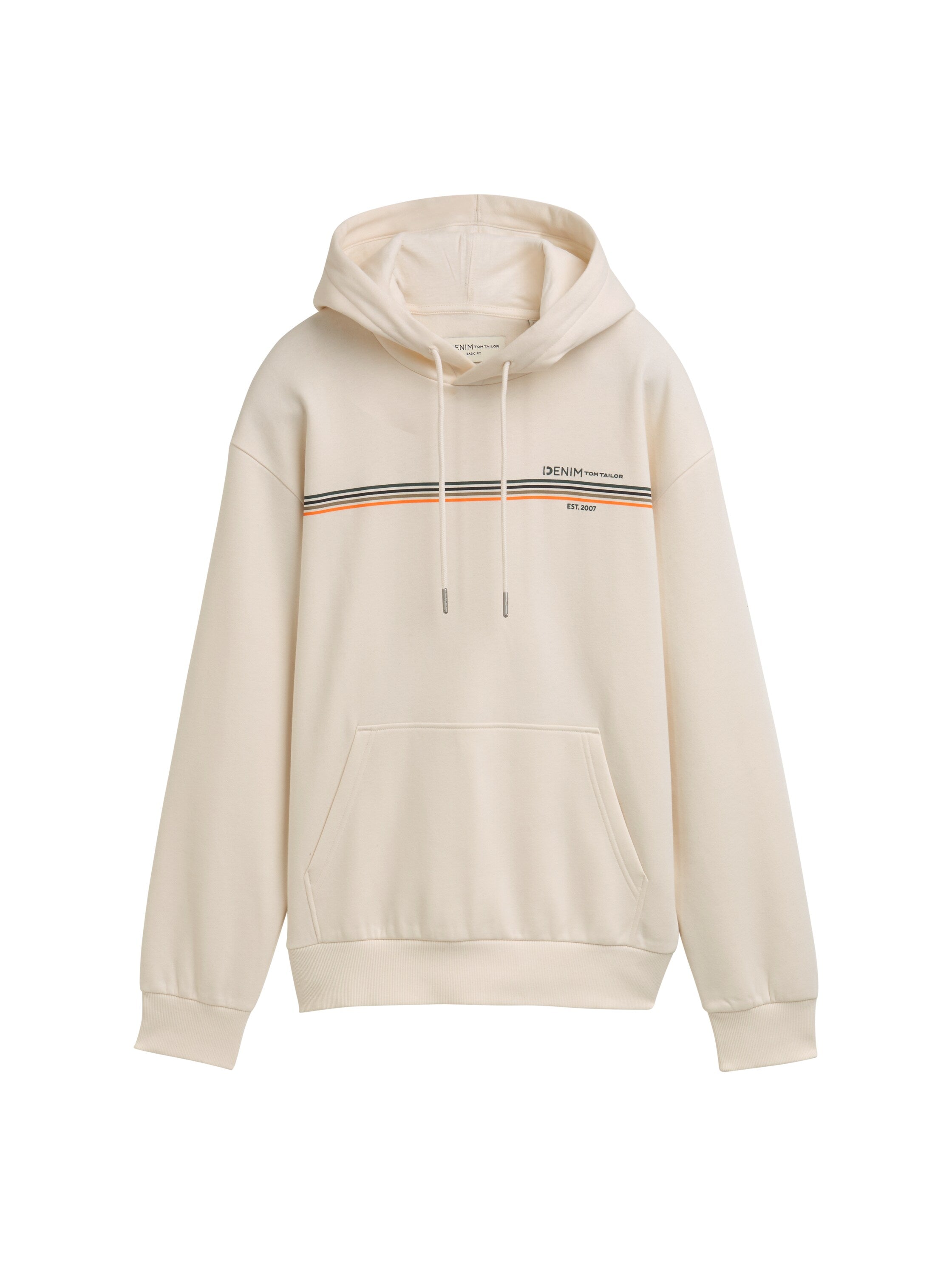 Tom Tailor Offwhite Hoodie With Print