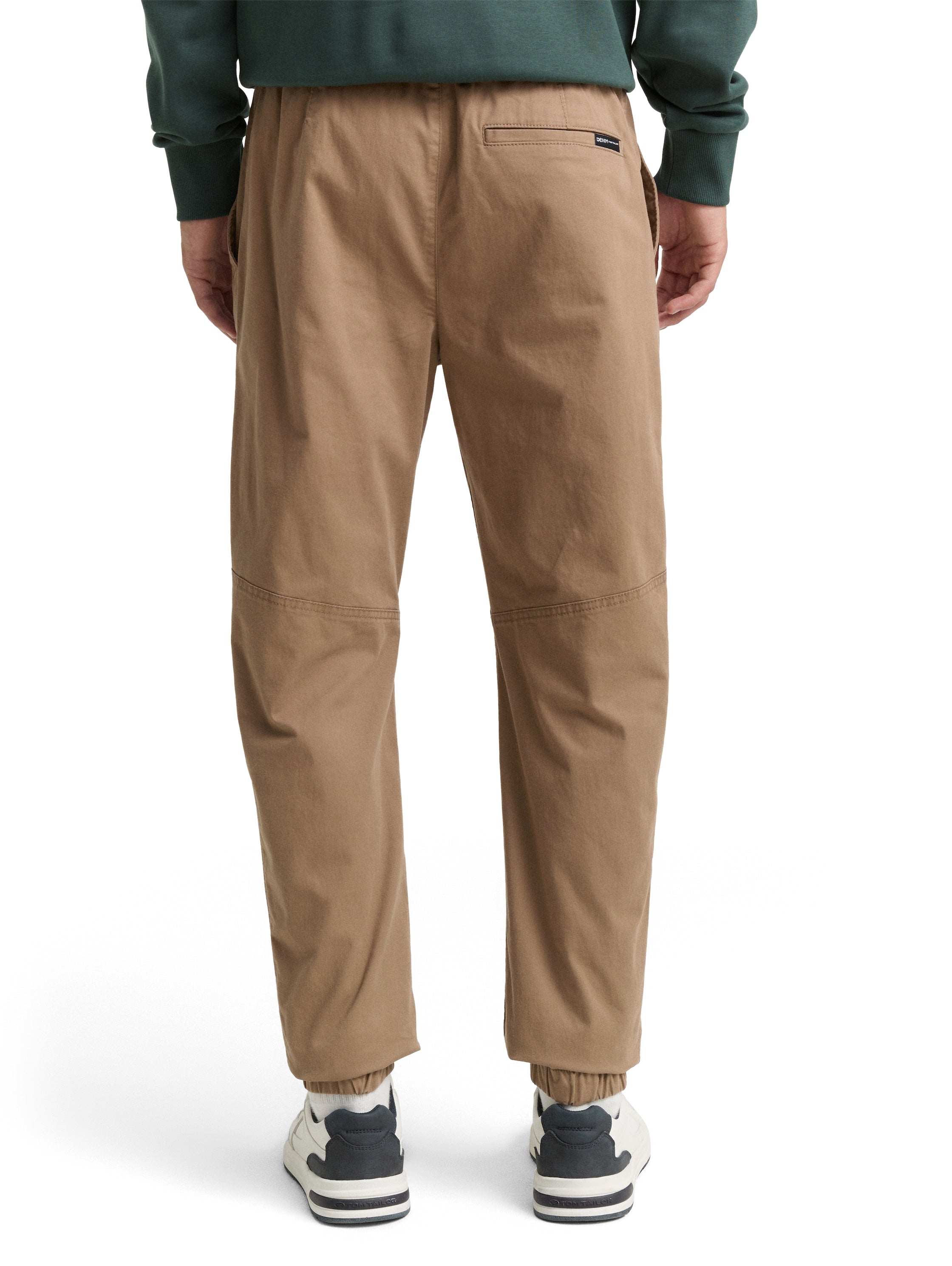 Tom Tailor Beige Jogging With Side Slanted Pockets