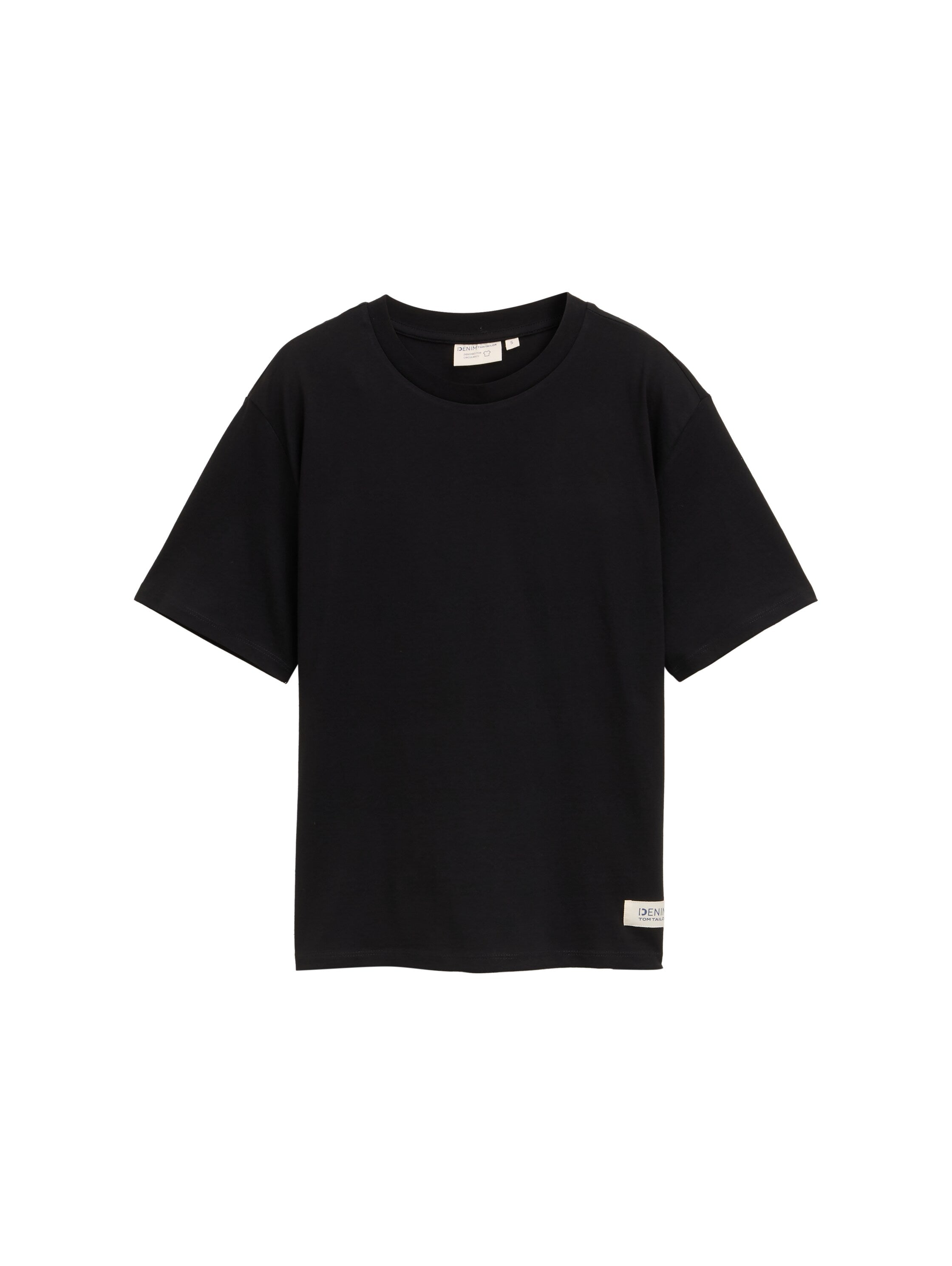 Tom Tailor Boxy Fit Black T-shirt