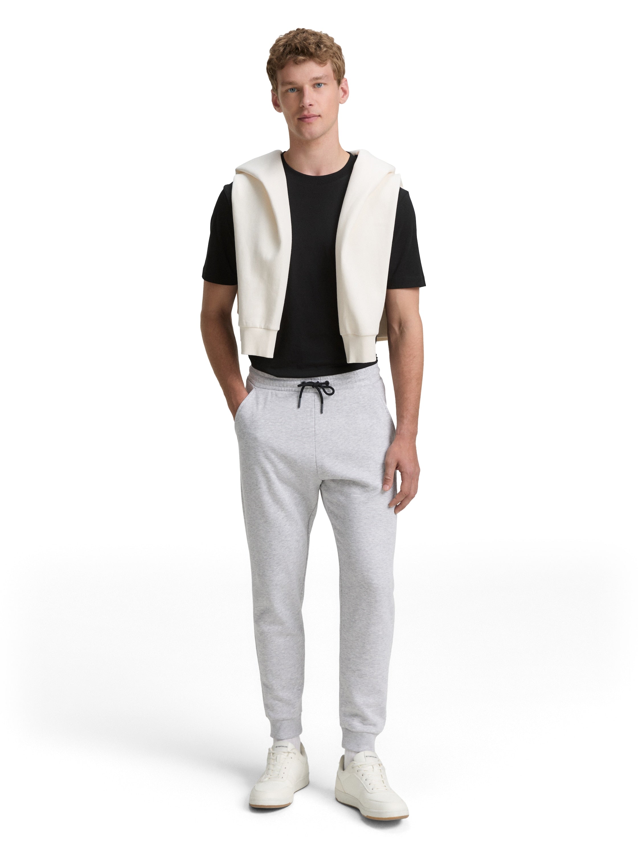 Tom Tailor White Jogging With Drawstring
