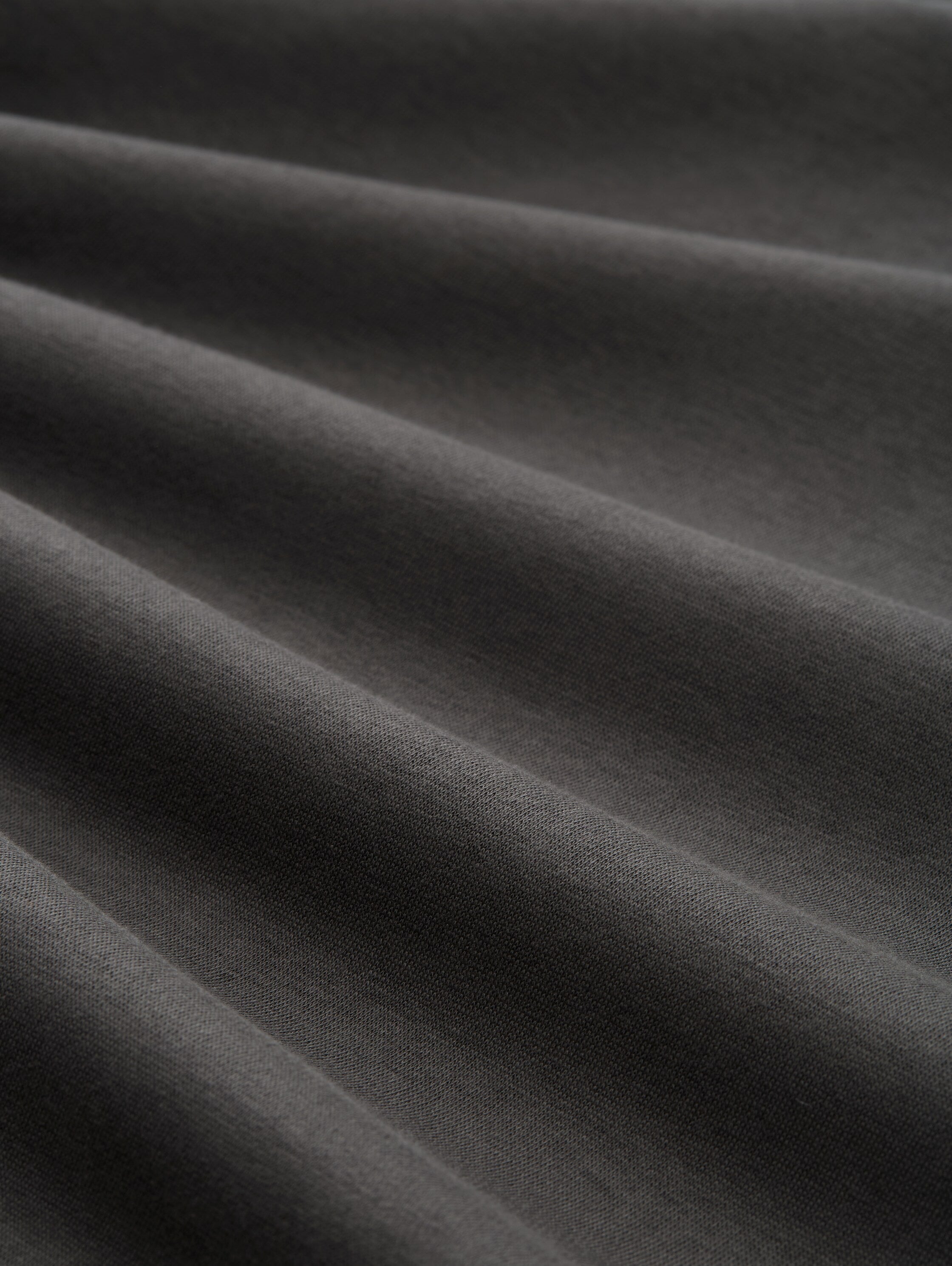 Tom Tailor Troyer Grey Sweater With Logo Print