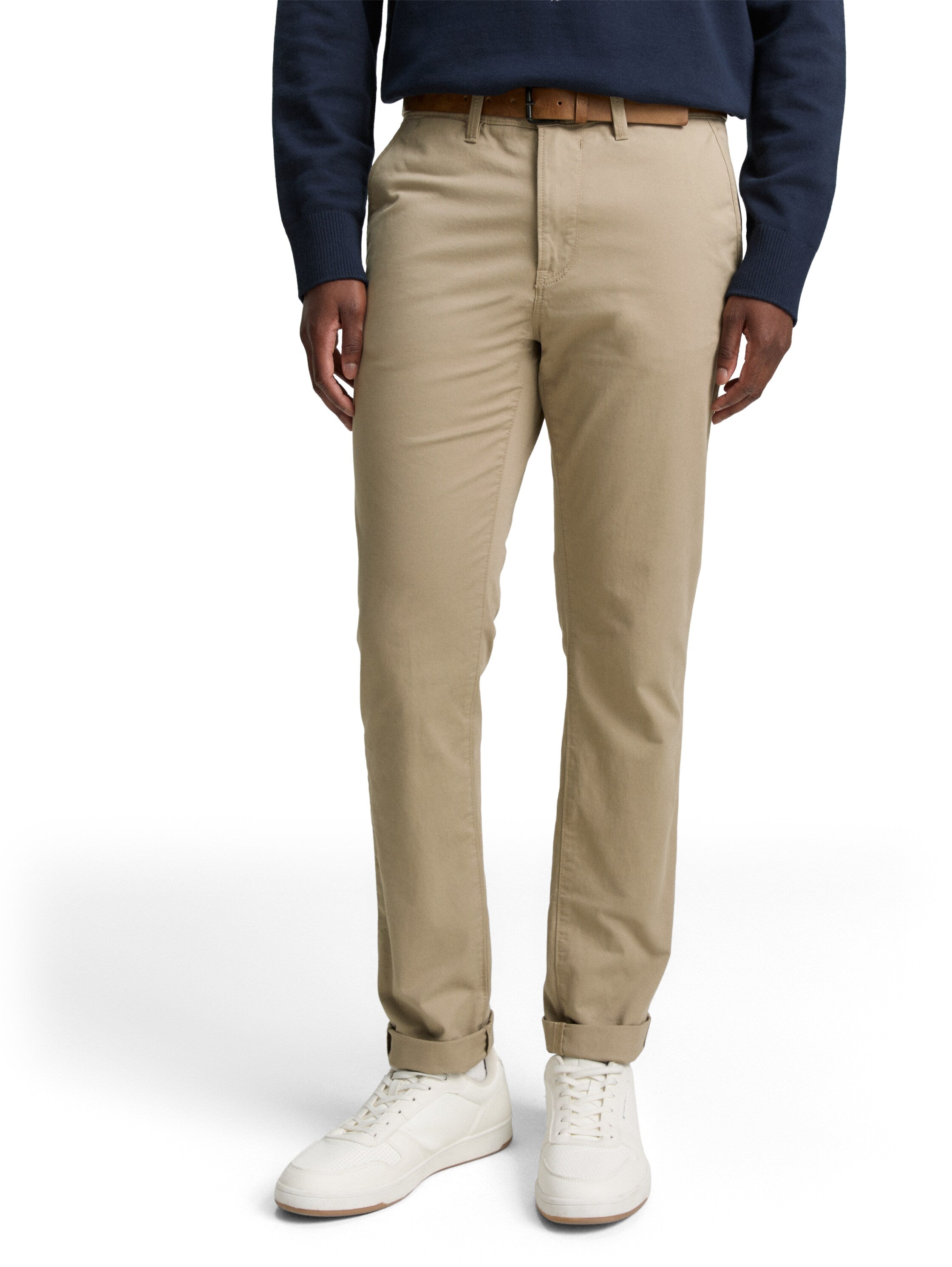 Tom Tailor Slim Beige Chino With Belt