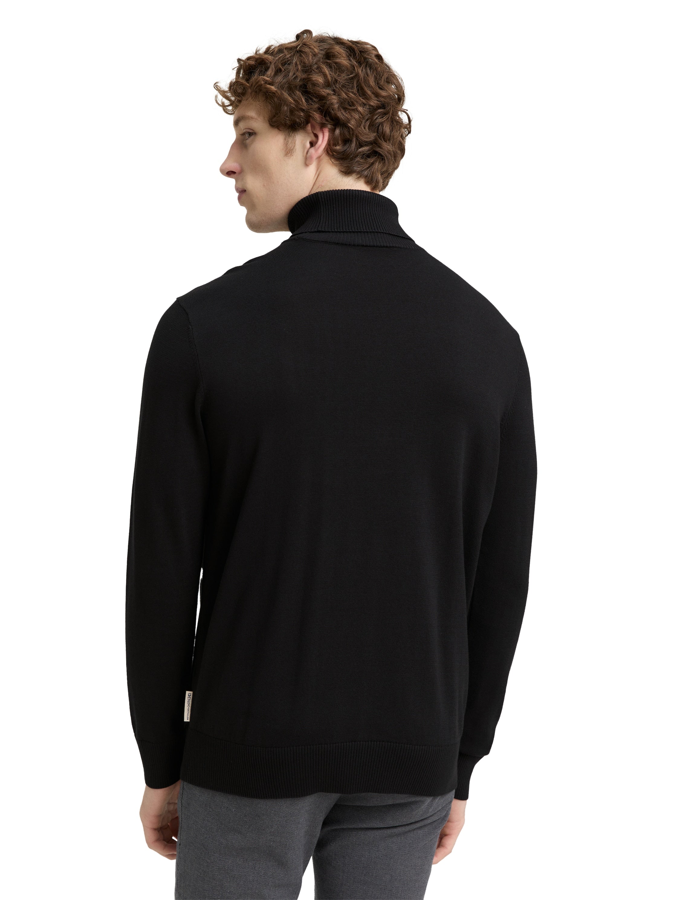Tom Tailor High Neck Knitwear Black Pullover