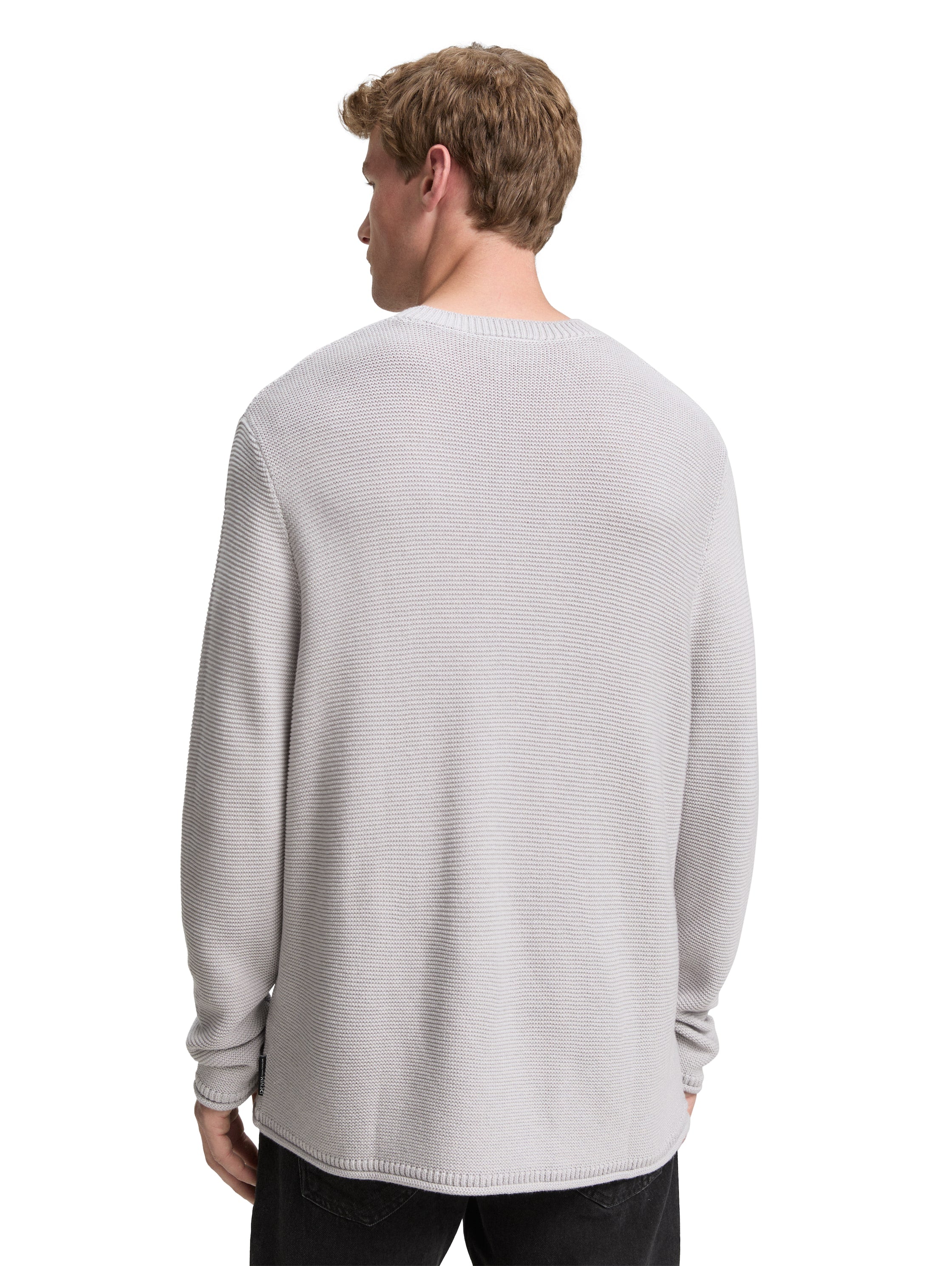 Tom Tailor Relaxed Fit Light Stone Grey Pullover