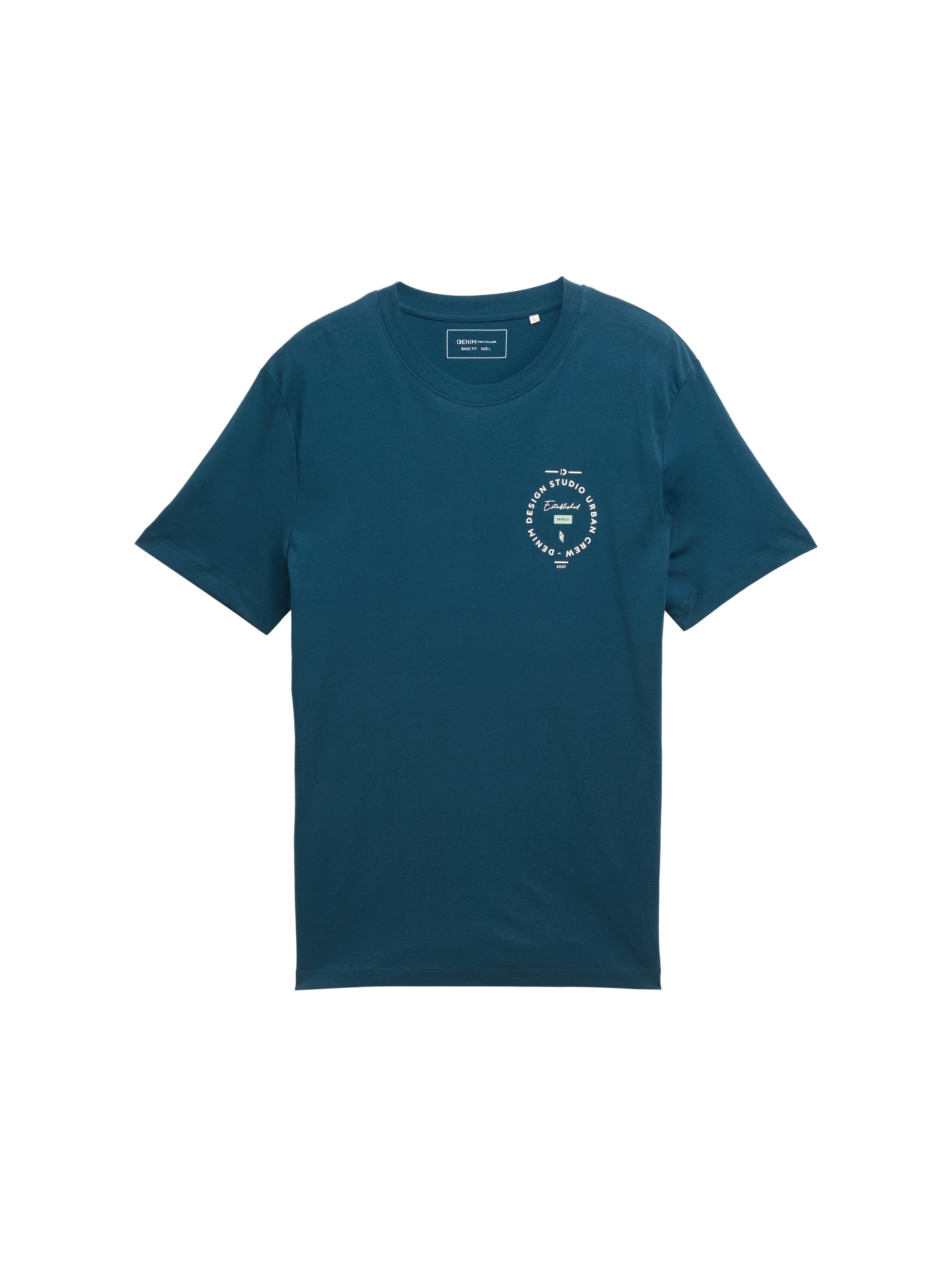 Tom Tailor Deep Green T-shirt with Print