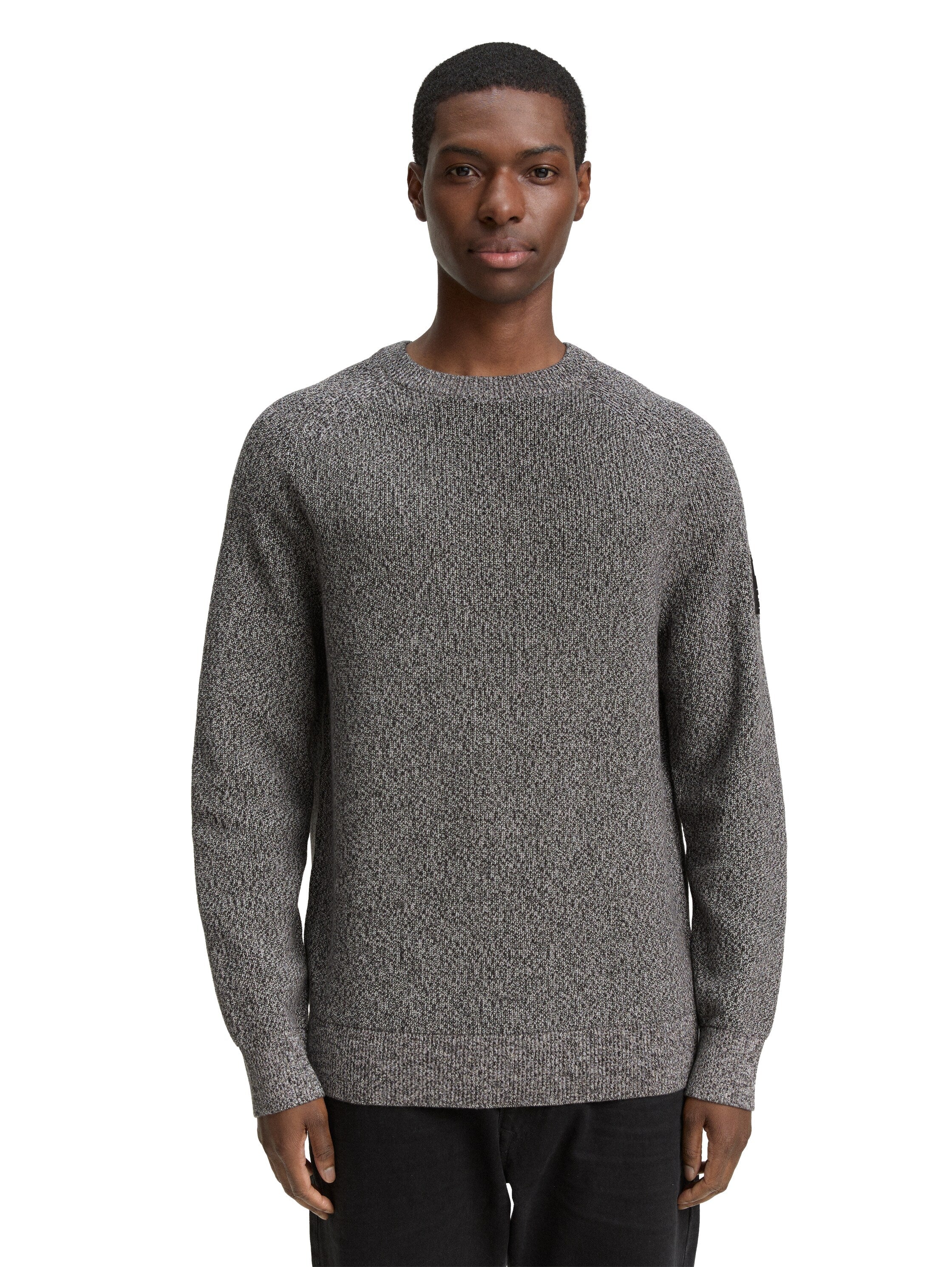Tom Tailor Grey Knitwear Pullover Round Neck